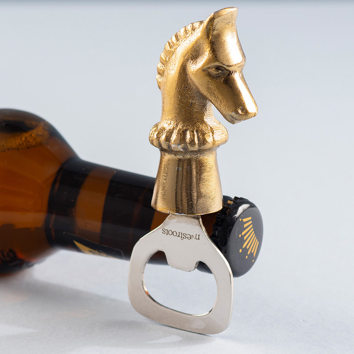 Stainless Steel Bottle Opener | Horse Shape | Gold、mySite、camillekostekn