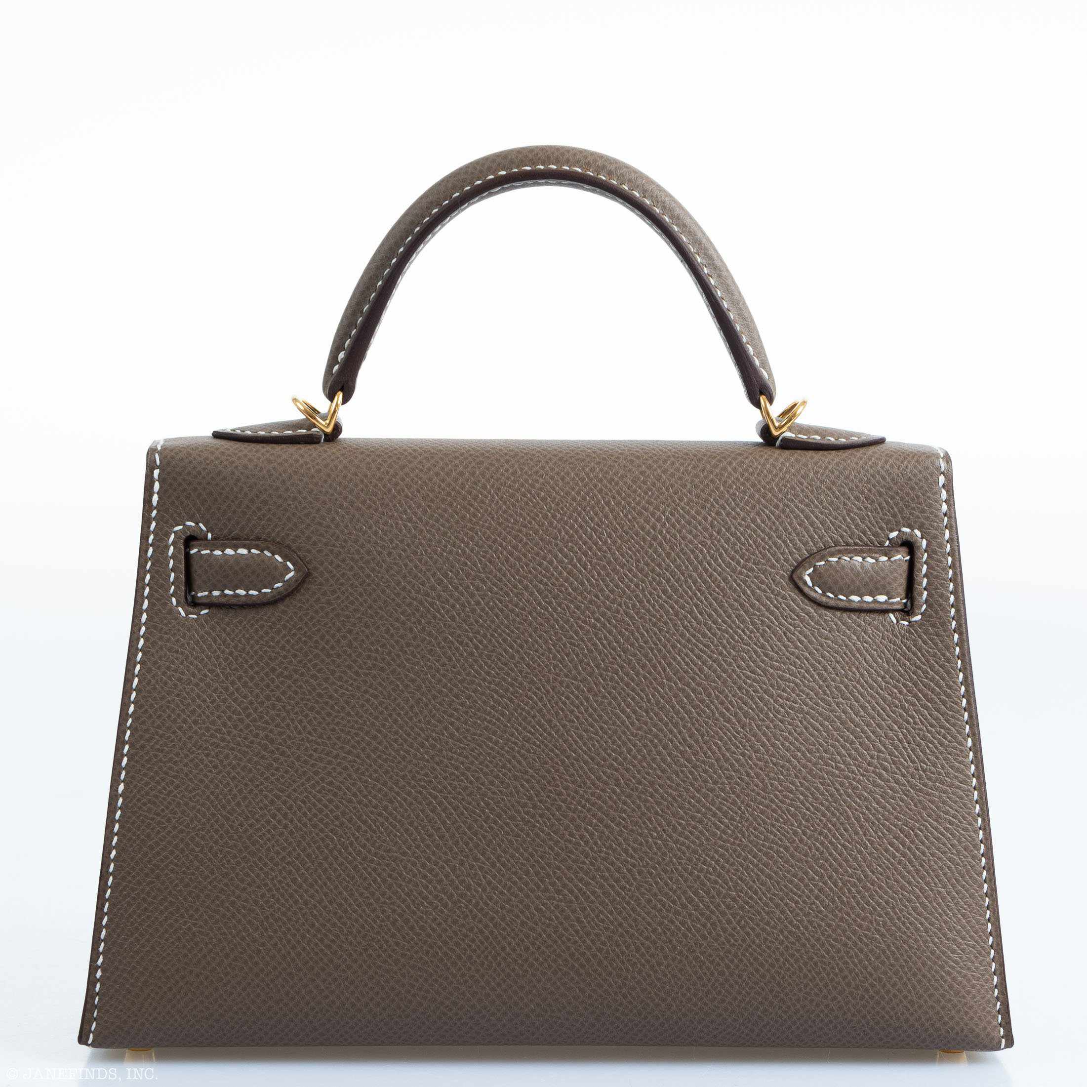 Hermès Kelly 20 Mini II Sellier Etoupe Epsom Gold Hardware、mySite、garminoutage.com