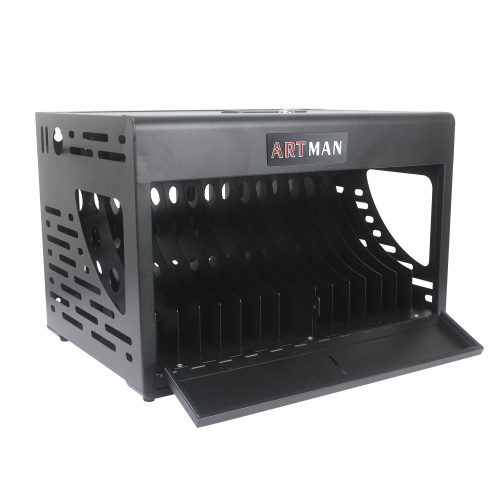 16 Bay Charging Cabinet for Laptop,Chromebook, Locking Charging Station-BLACK、、casual