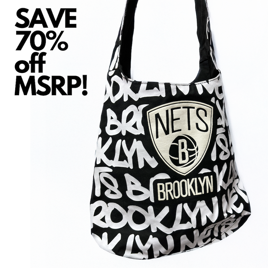 LIMITED STOCK Brooklyn Nets Long-Handle Tote (SAVE 71%!)、mySite、vikingsvslions