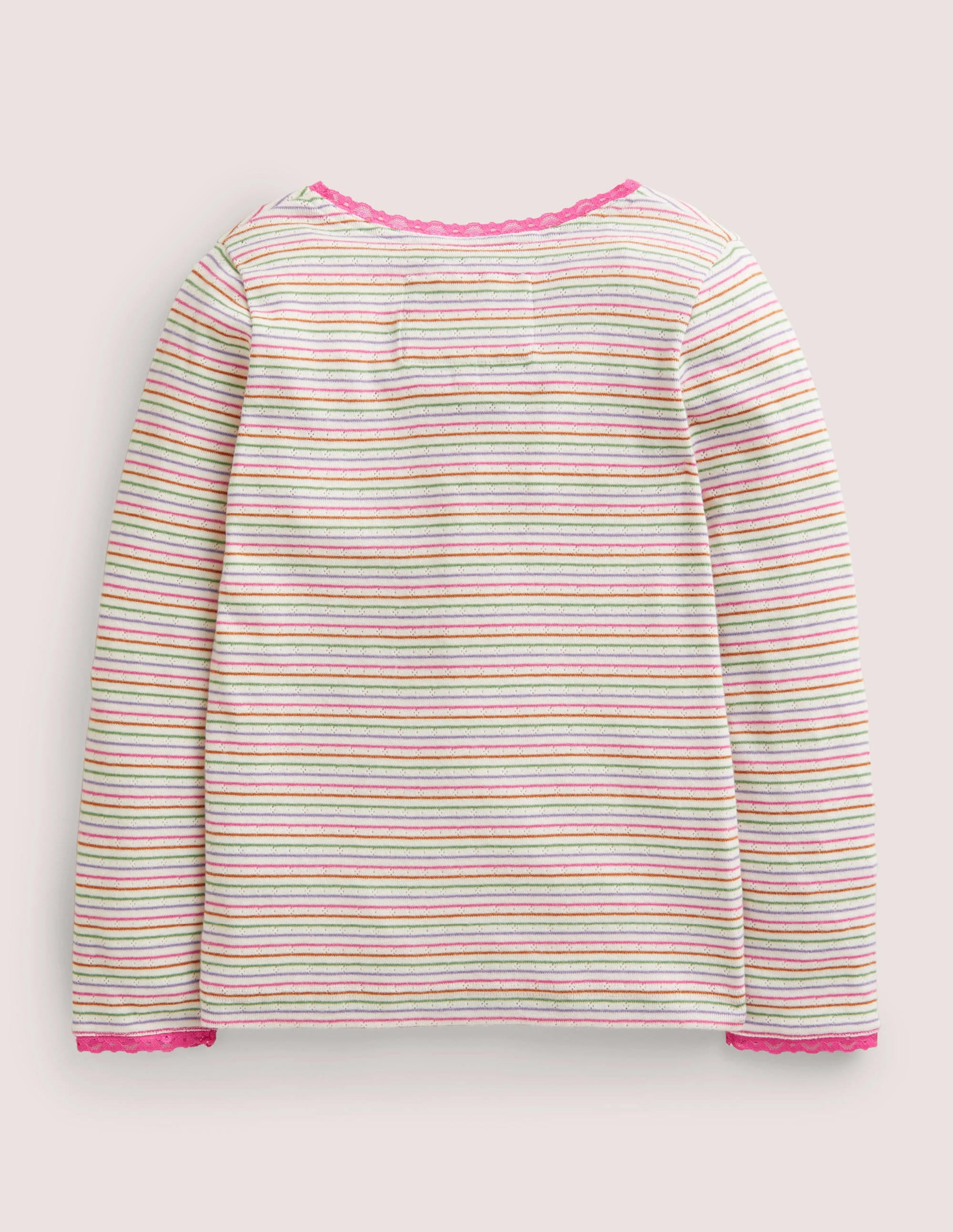  Supersoft Pointelle T-shirt-Aster Purple/Ivy Rainbow、mySite、ashleygrahame