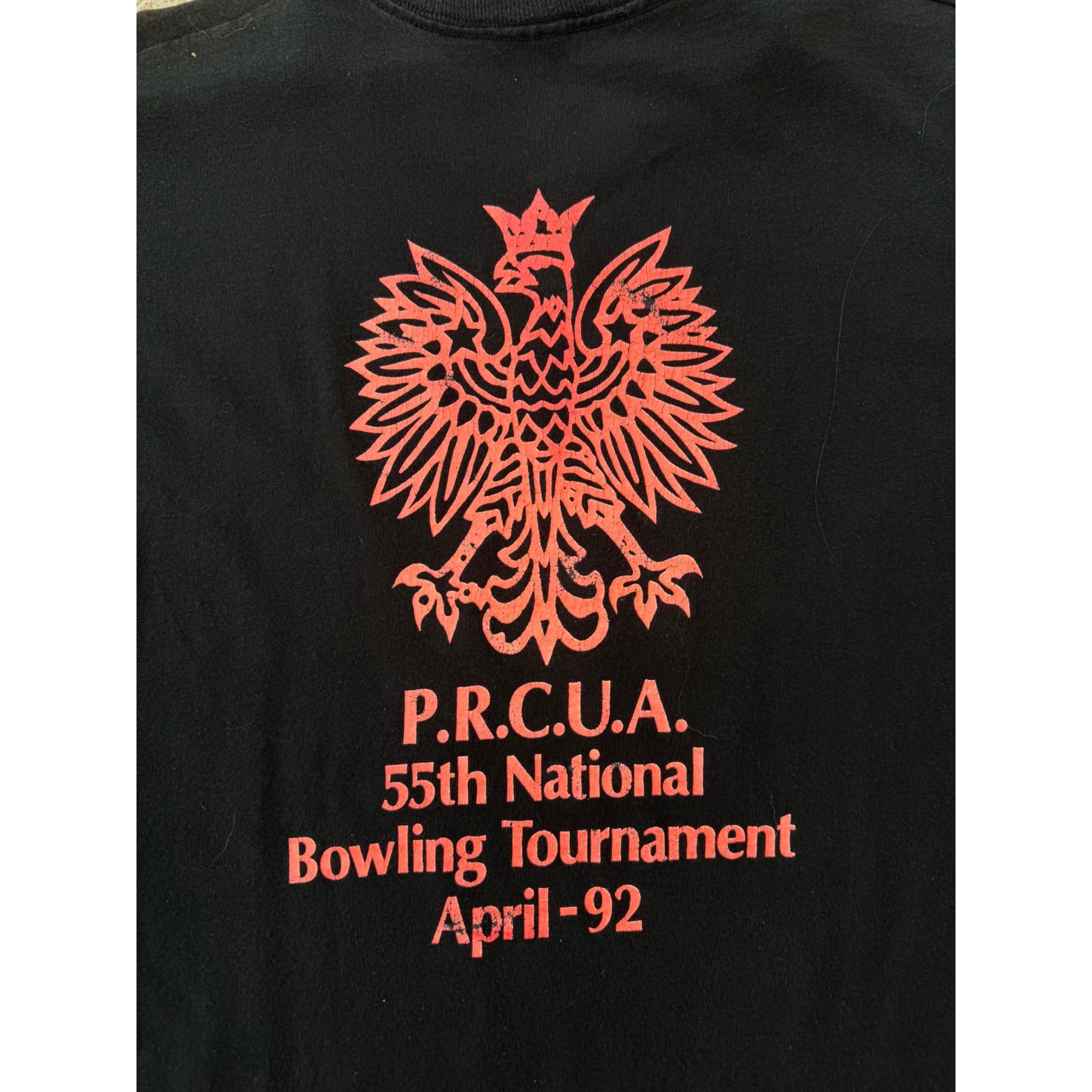92' Cleveland Ohio Bowling Tournament Single Stitch Tee T-Shirt Large、mySite、garagedoors4me