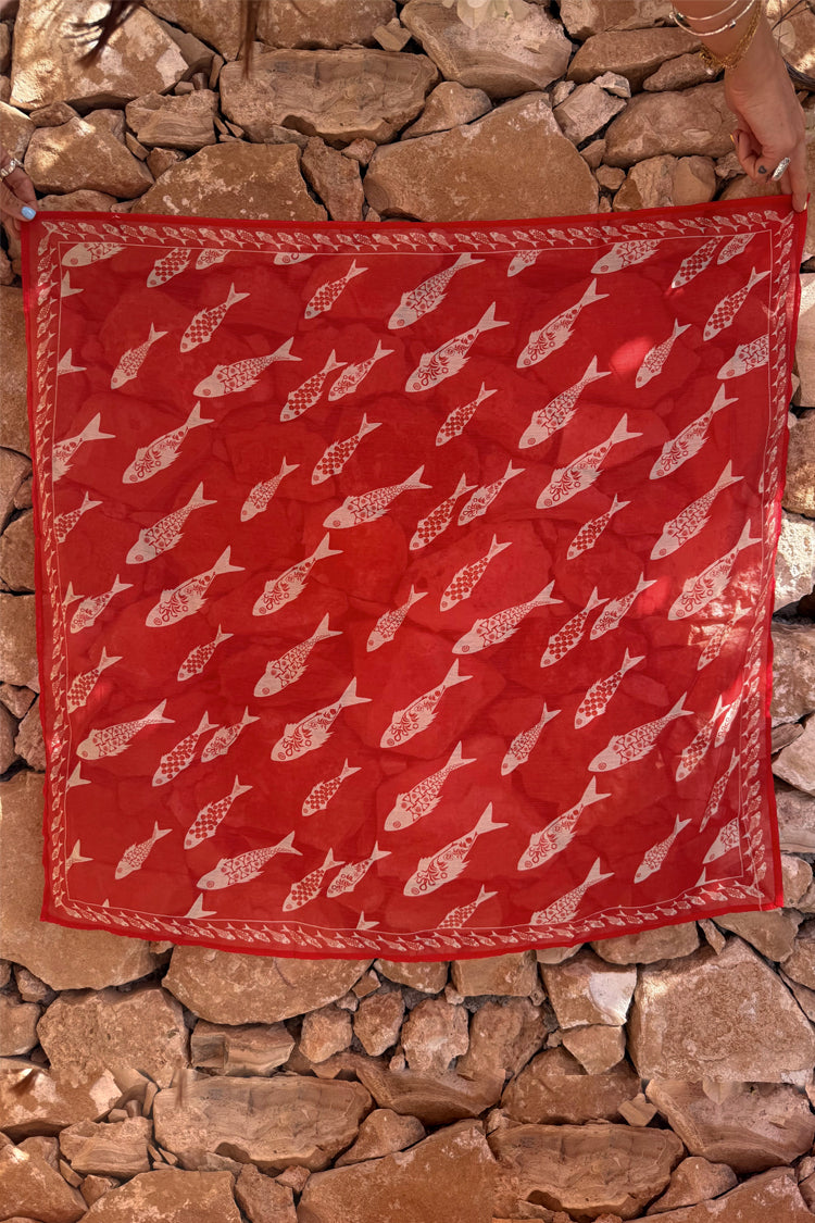 Red Marina Fish Bandana、mySite、solidvoid