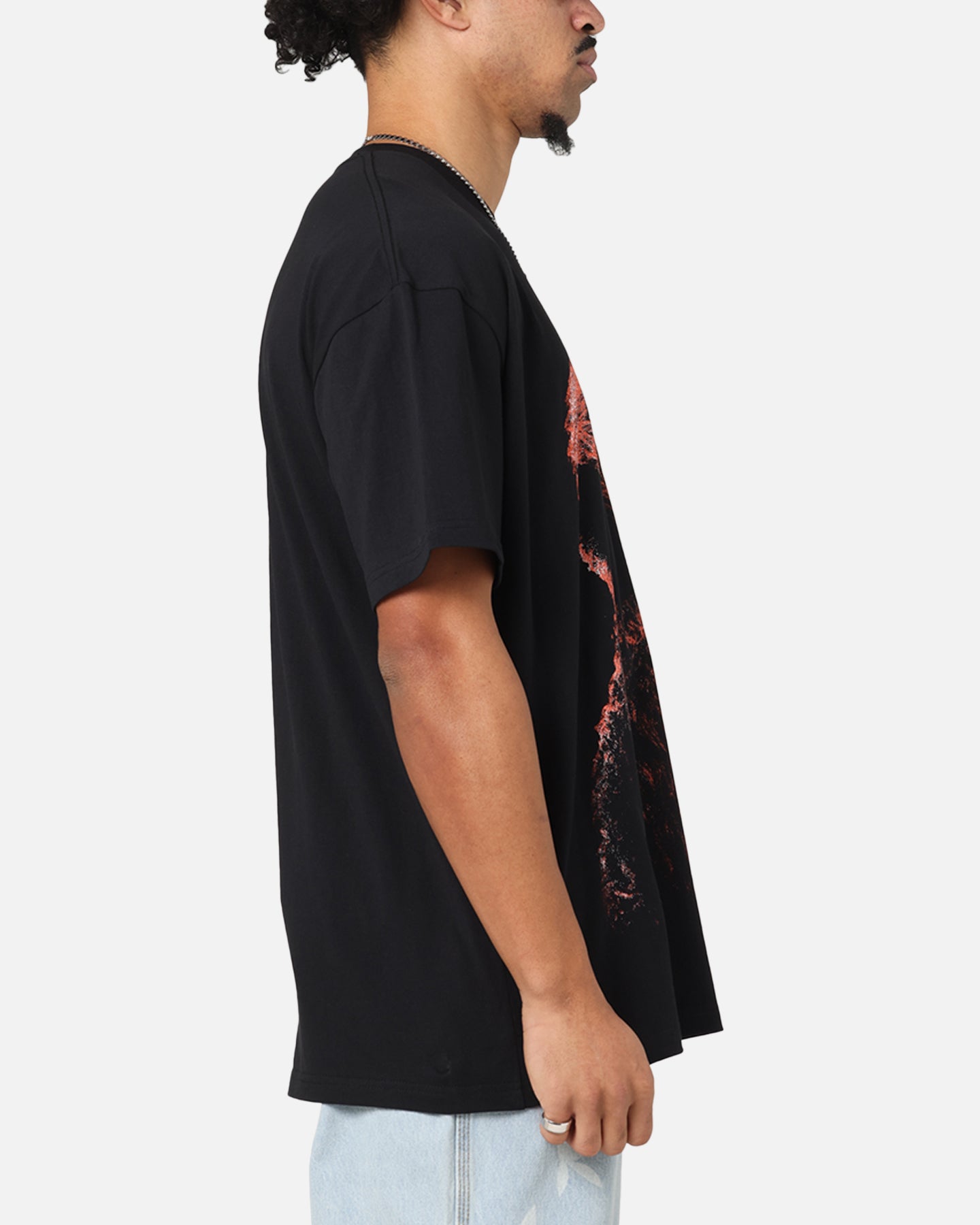 American Thrift X Sesame Street Elmo Grail Heavy T-Shirt Black、mySite、zt4zffjzw