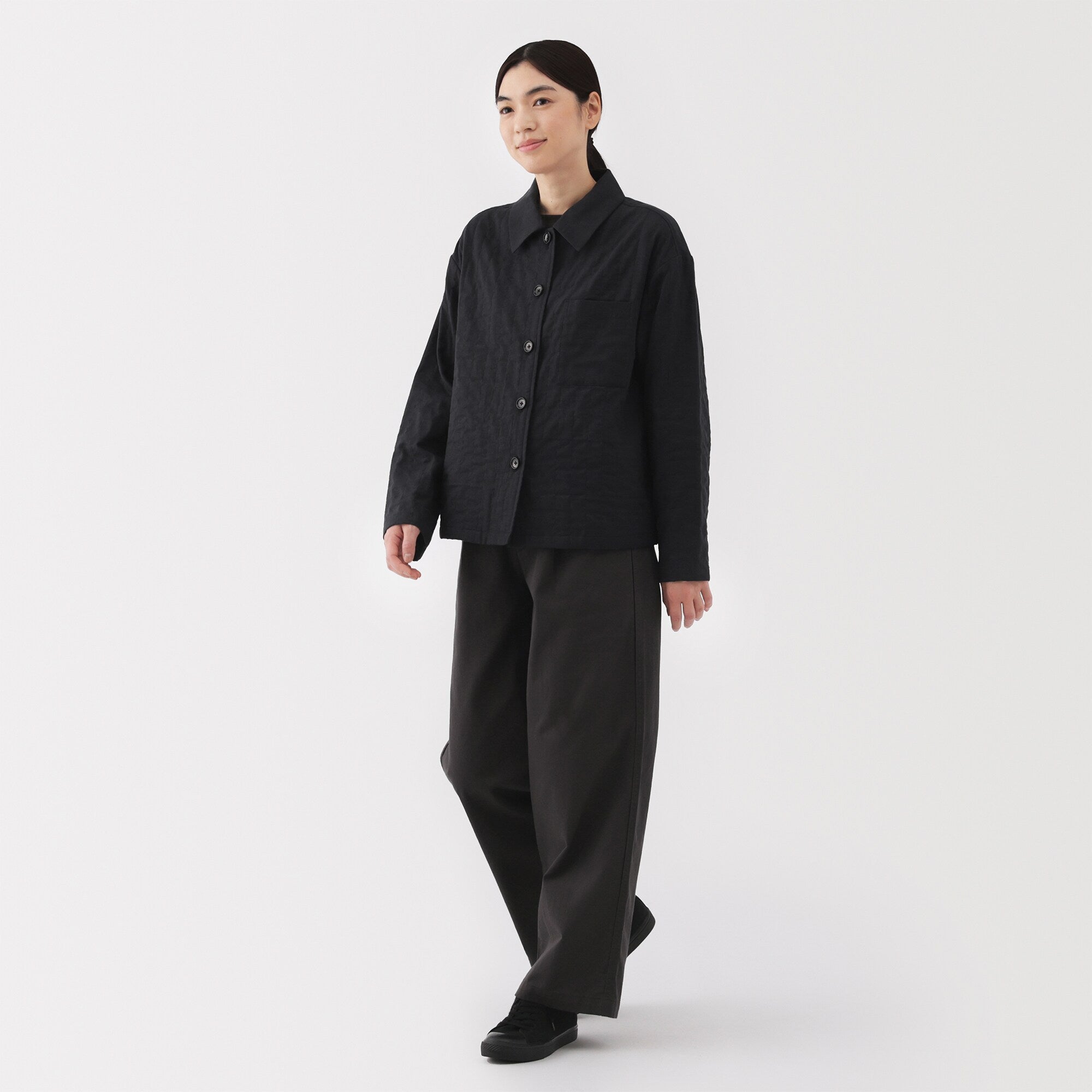  Women's Kapok Blend Double Gauze Quilted Jacket、mySite、sugarbowlscore