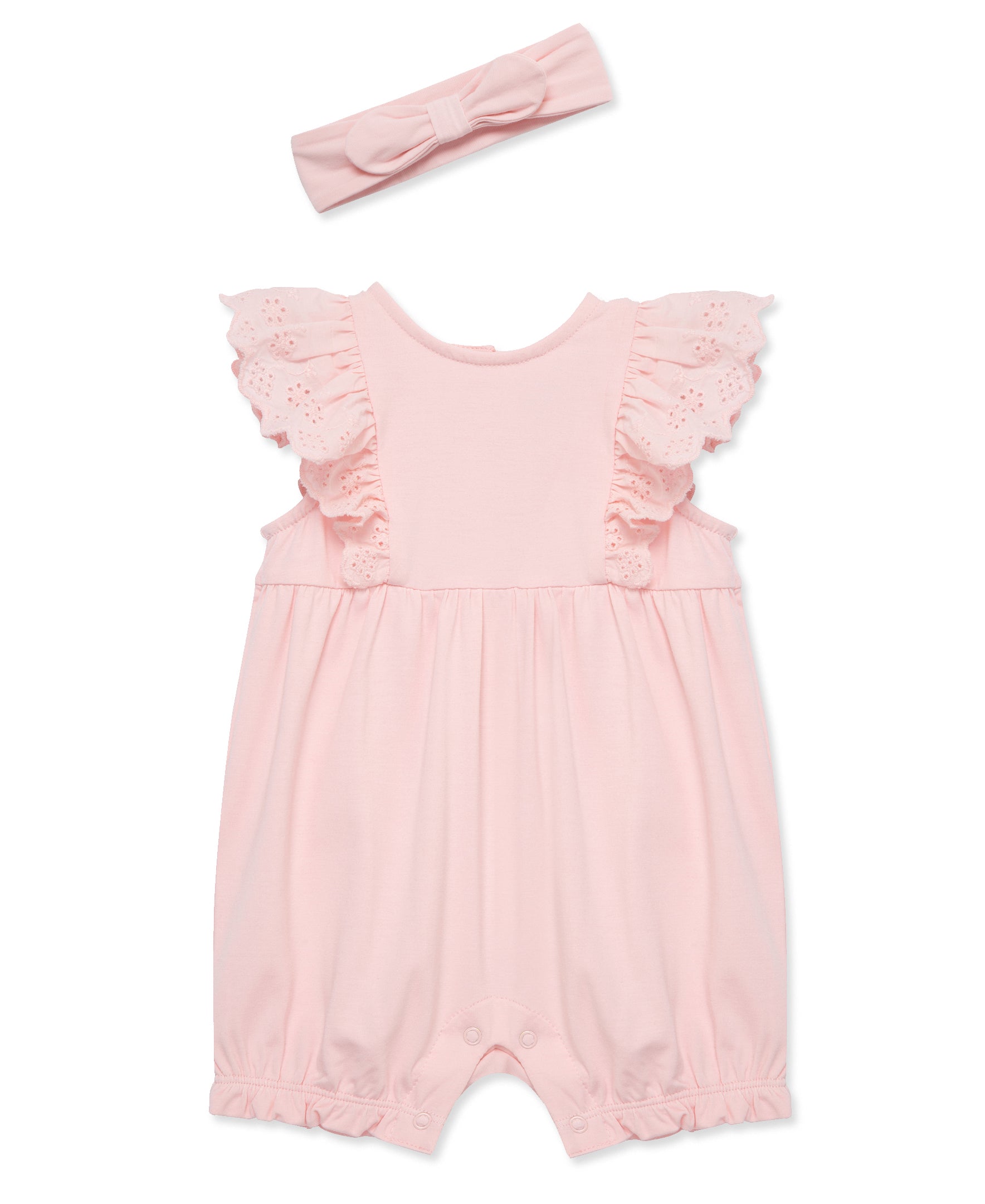  Rose Eyelet Romper & Headband Set、mySite、layawaytickets