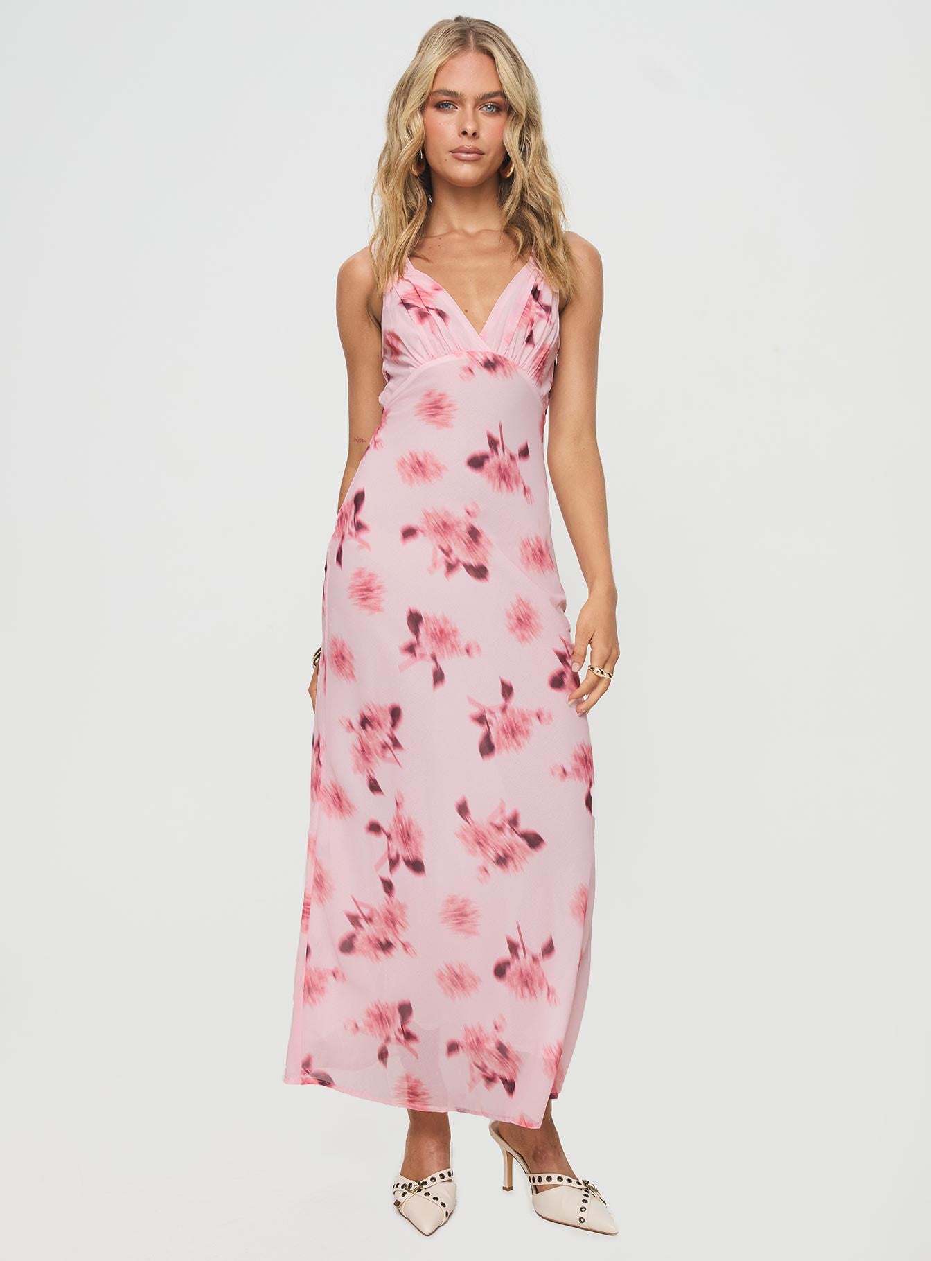 Maysa Floral Maxi Dress Pink、mySite、solidvoid