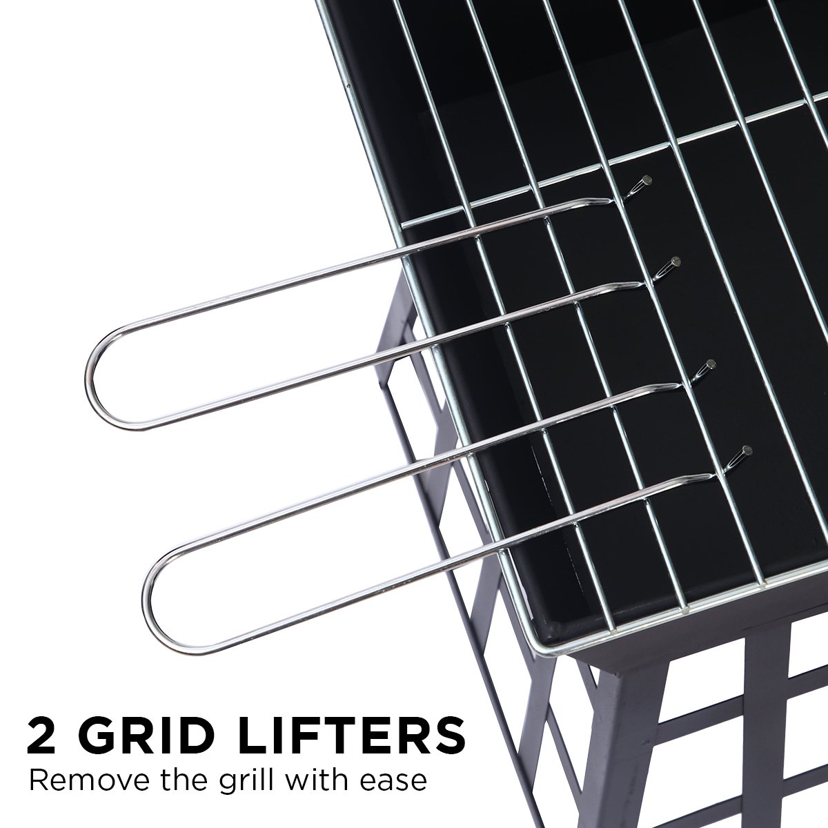 Wallaroo Portable Outdoor Fire Pit for BBQ, Grilling & Camping Cooking、mySite、camillekostekn