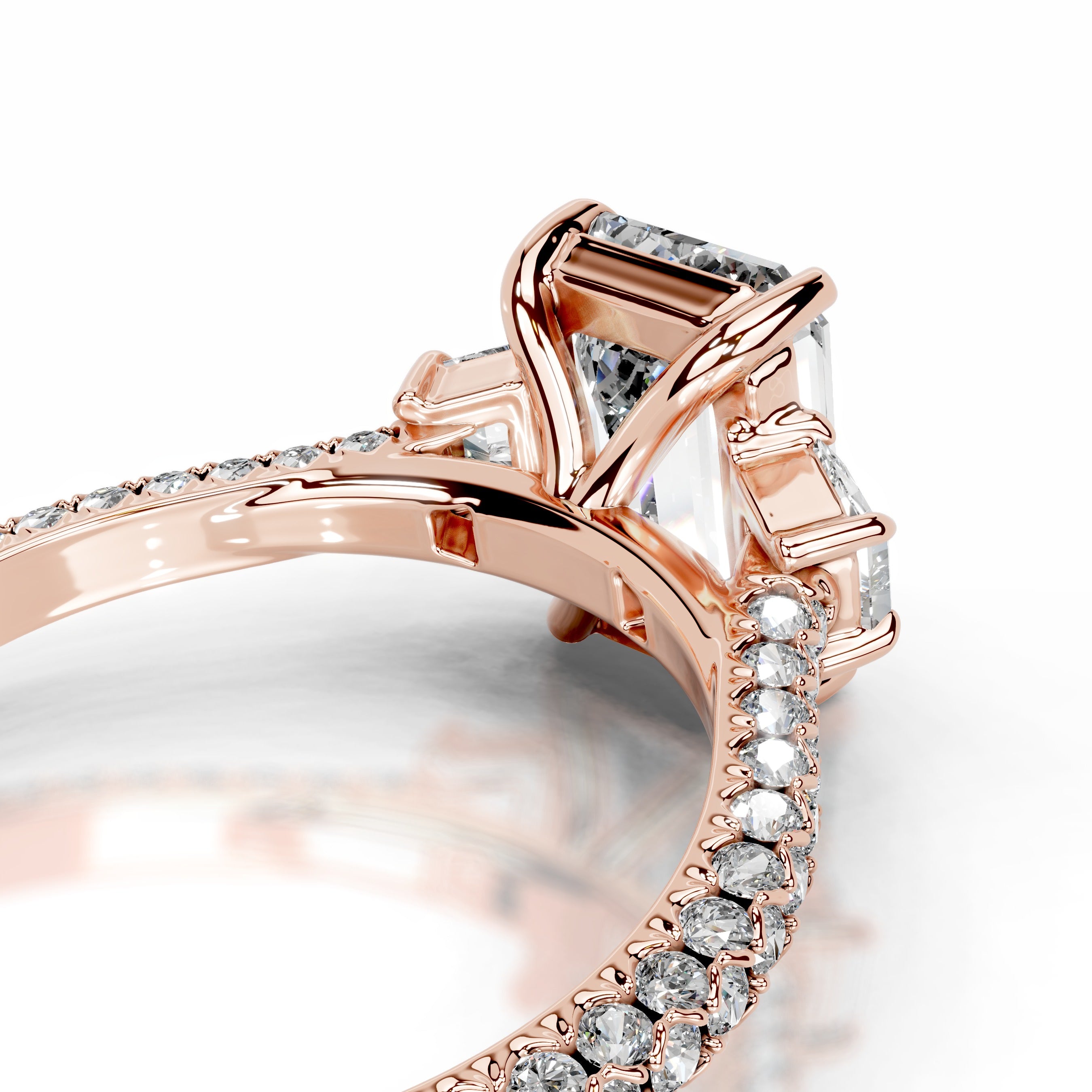 Cruz Diamond Engagement Ring - 14K Rose Gold、mySite、hinf8tx79