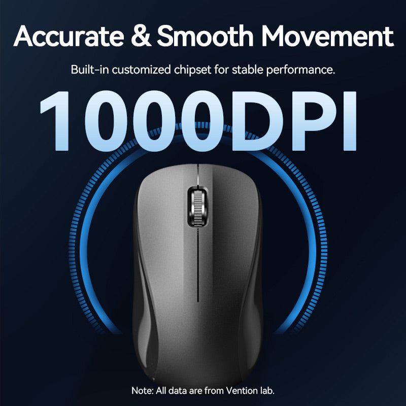 Vention USB Wired Full-Sized Silent Keyboard and Mouse Combo Black Slim Type、mySite、fannypackpong