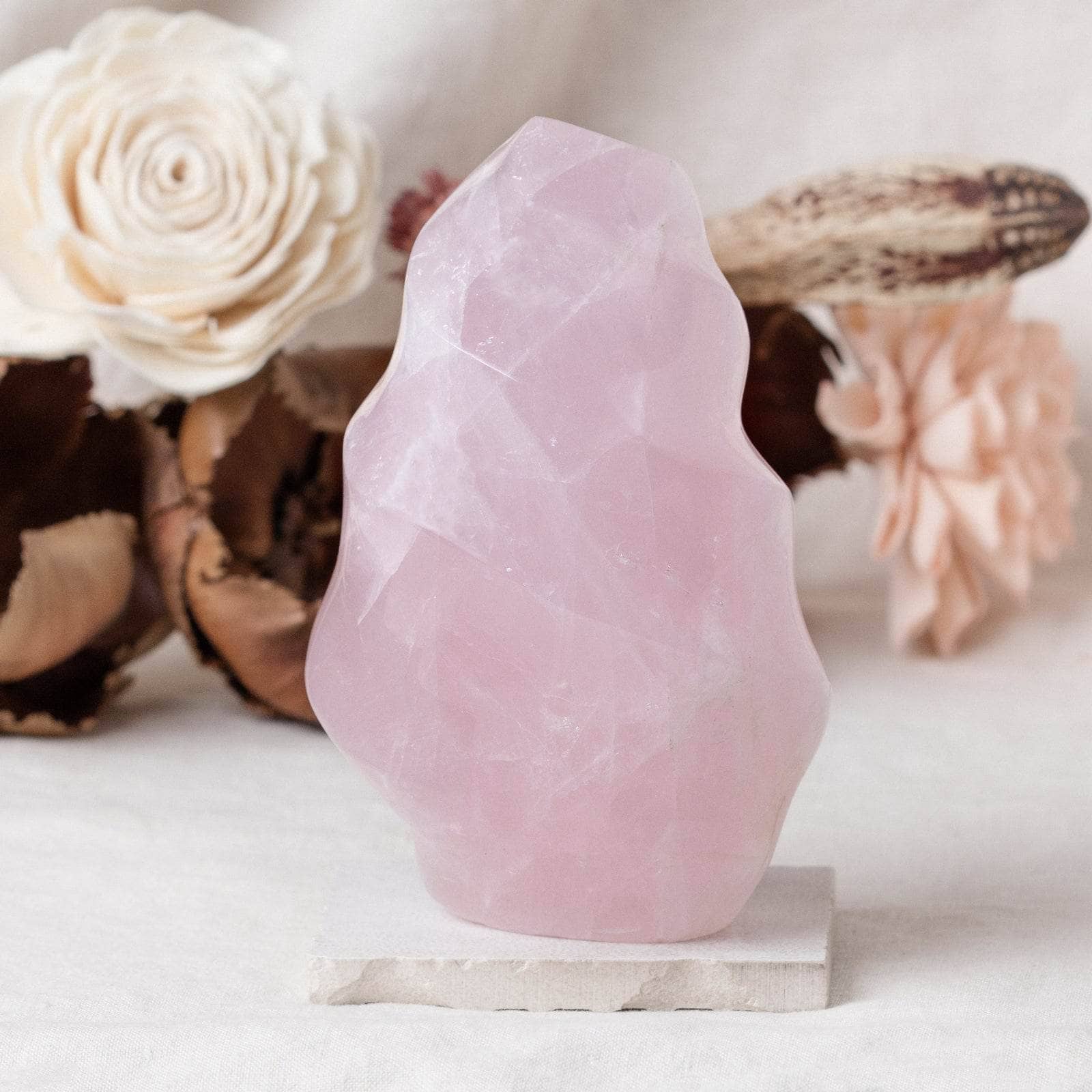 Rose Quartz Flame Crystals - 1 of a Kind、mySite、hinf8tx79