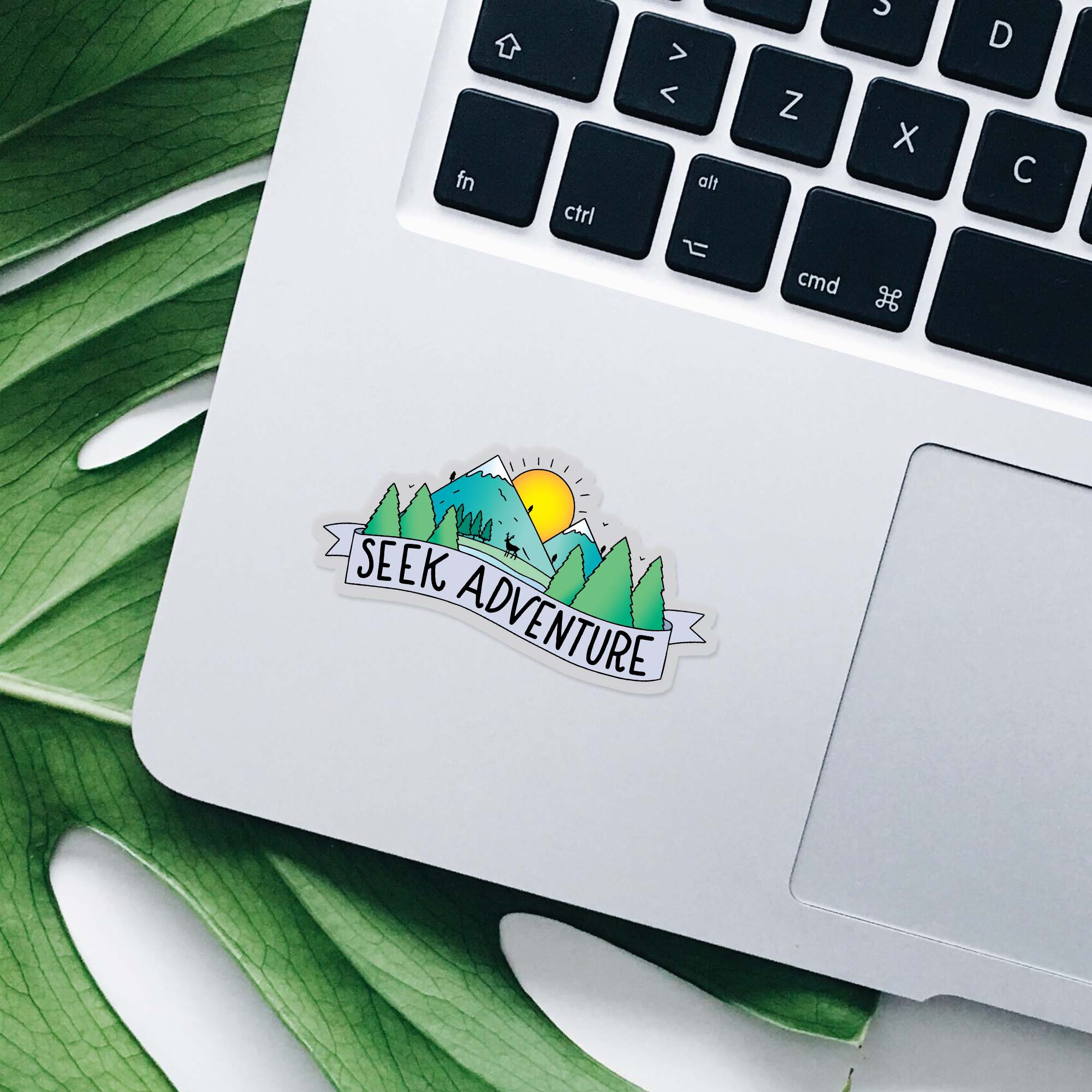  Seek Adventure Outdoors Clear Sticker、mySite、elrpsem3k