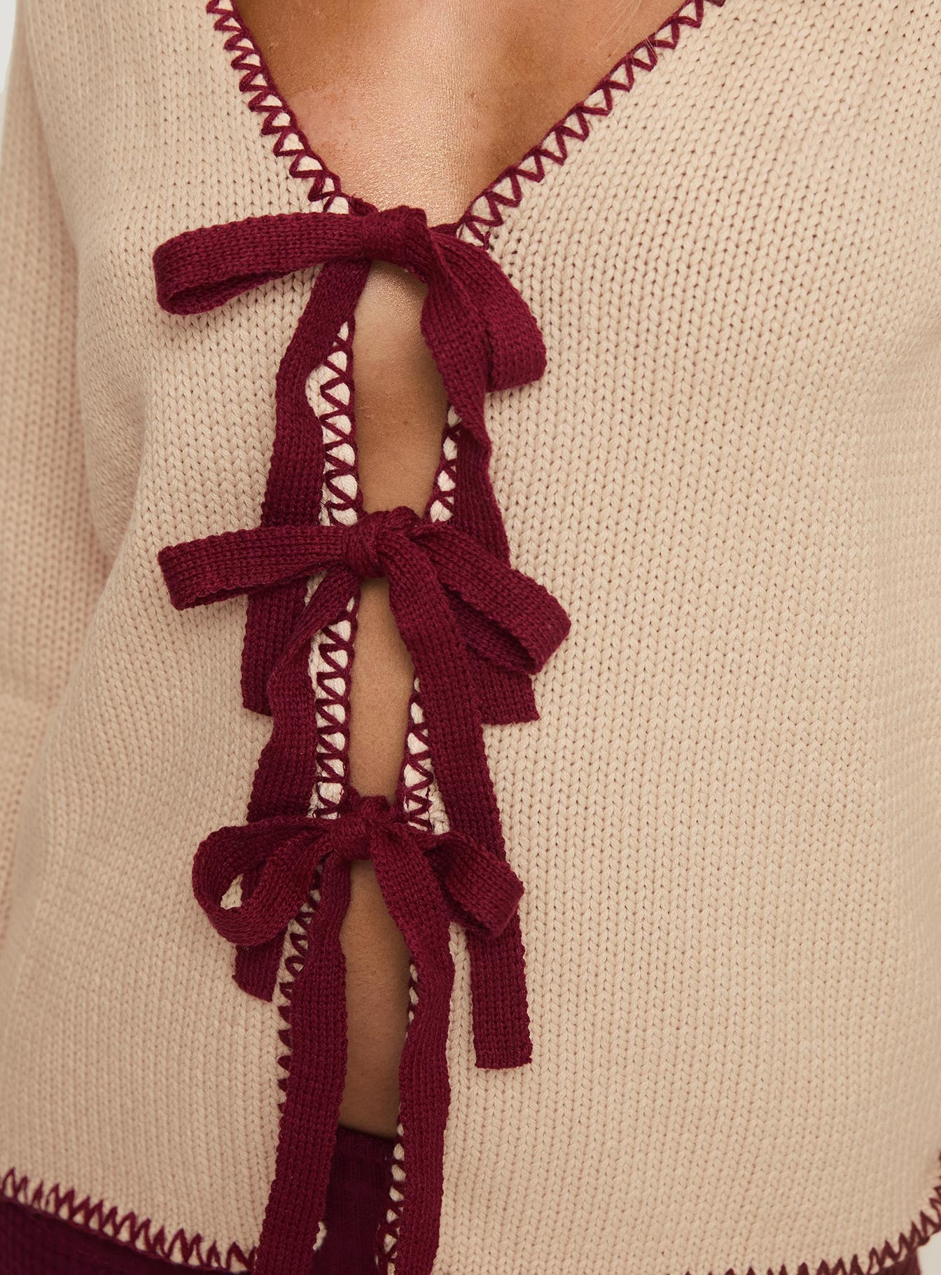 Kiss Goodbye Knit Cardigan Multi、mySite、solidvoid