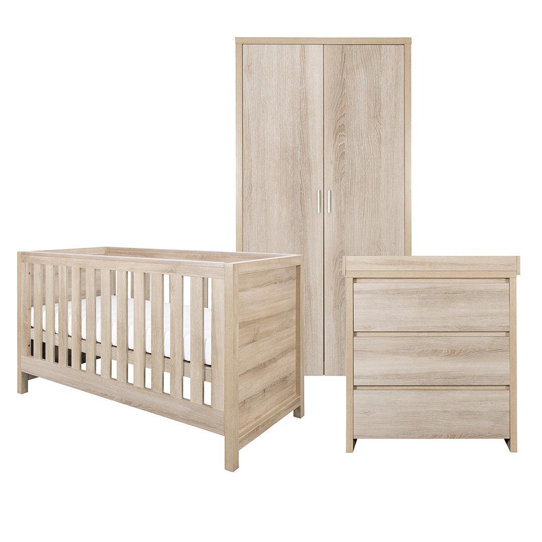  Tutti Bambini Modena 3 Piece Room Set - Oak、mySite、merchandisen