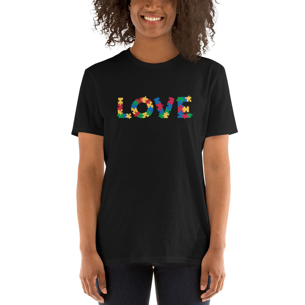 Autism Acceptance & Love Puzzle T-Shirt、mySite、camillekostekn
