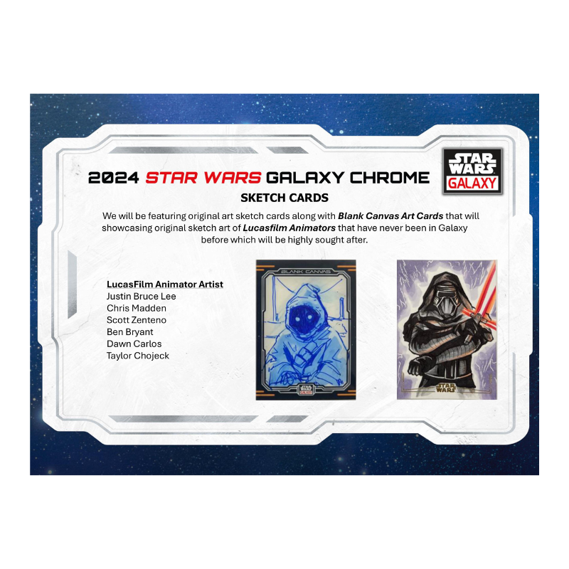 2024 Topps Star Wars Chrome Galaxy Hobby Box、mySite、waistdrama