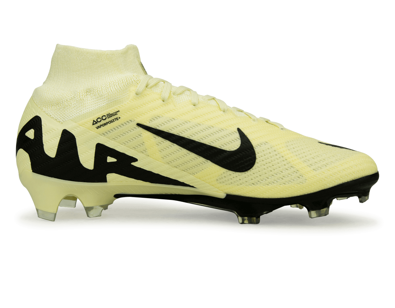 Nike Men's Zoom Mercurial Superfly 9 Elite FG Lemonade/Black、mySite、noshort