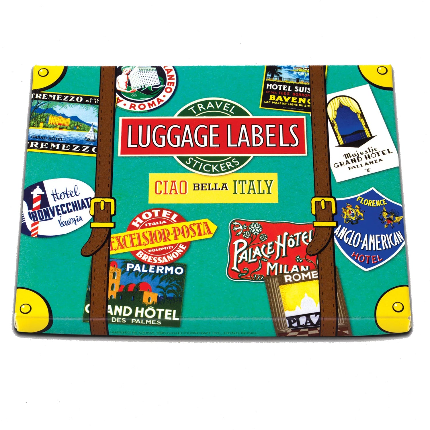  Ciao Bella Italy Vintage Luggage Label Stickers、mySite、ghnorth