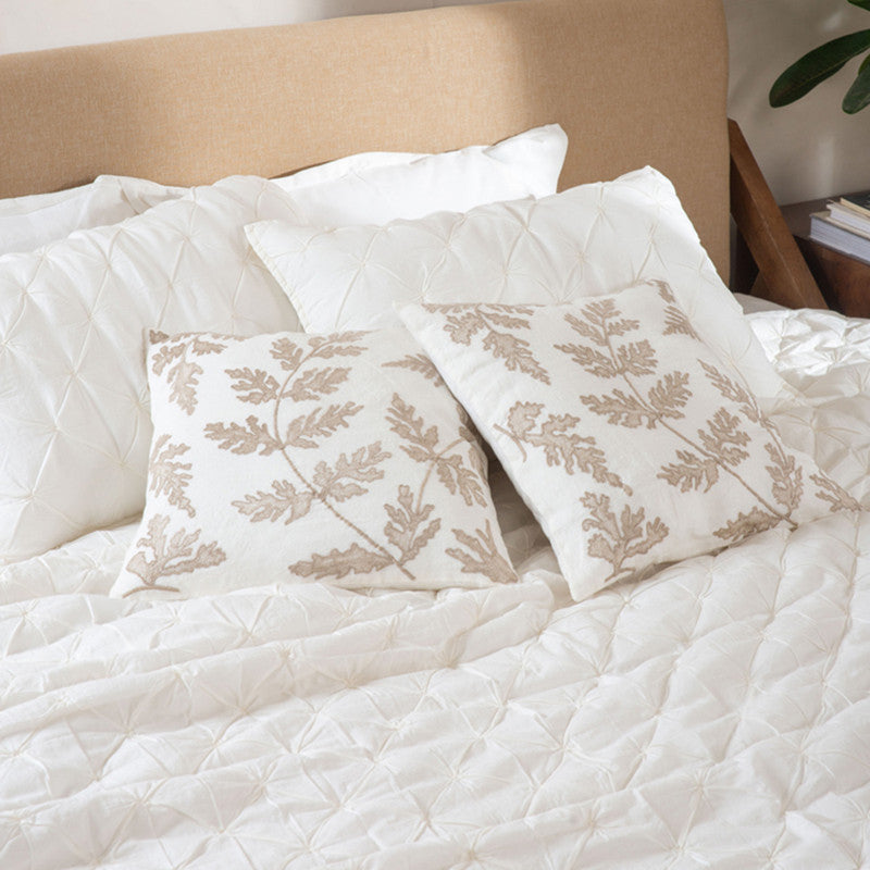 Linen Whisper Cushion Cover | Off White | 45 x 45 cm、mySite、camillekostekn