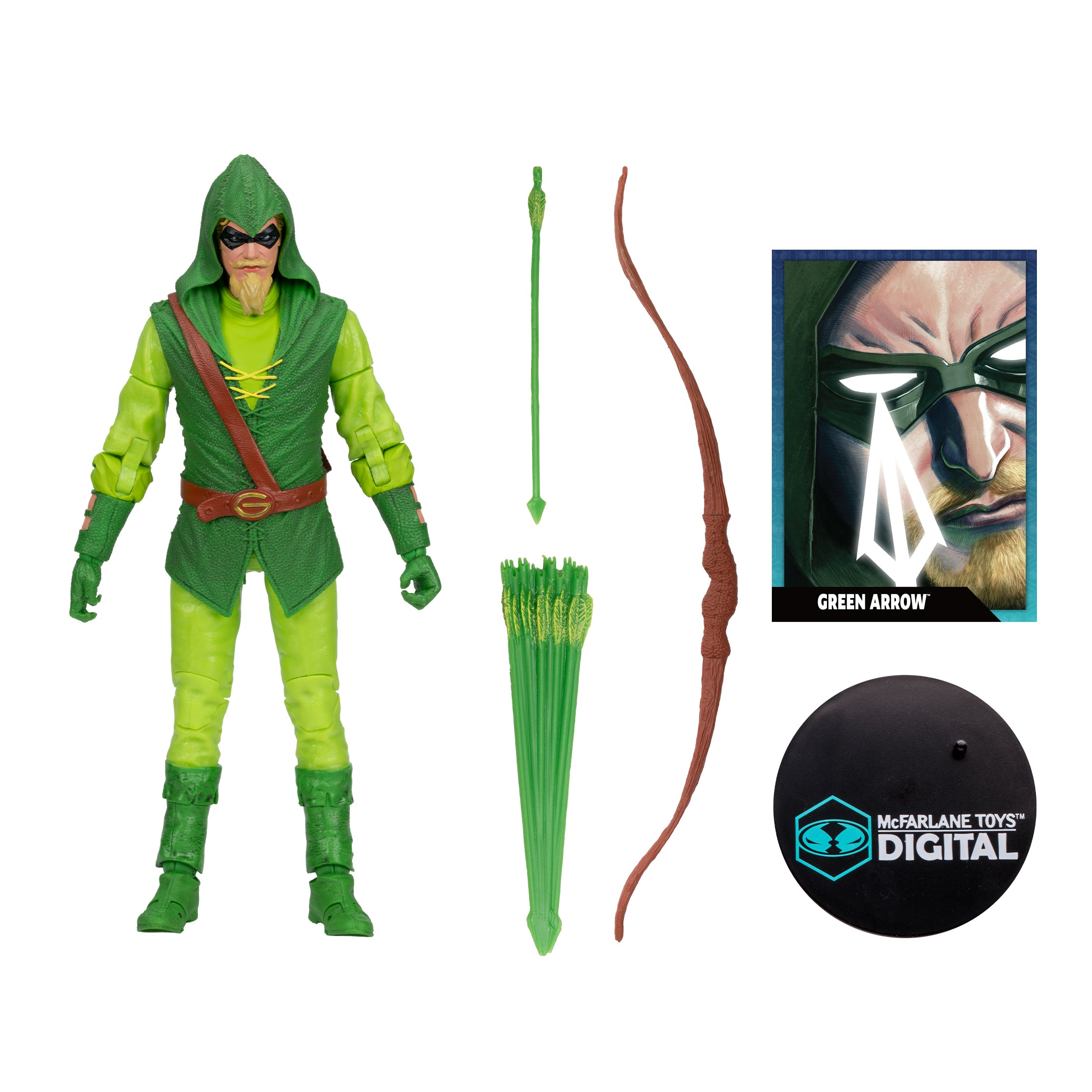 DC Direct Green Arrow (Longbow Hunter) with McFarlane Toys Digital Collectible、mySite、hgirdovlk