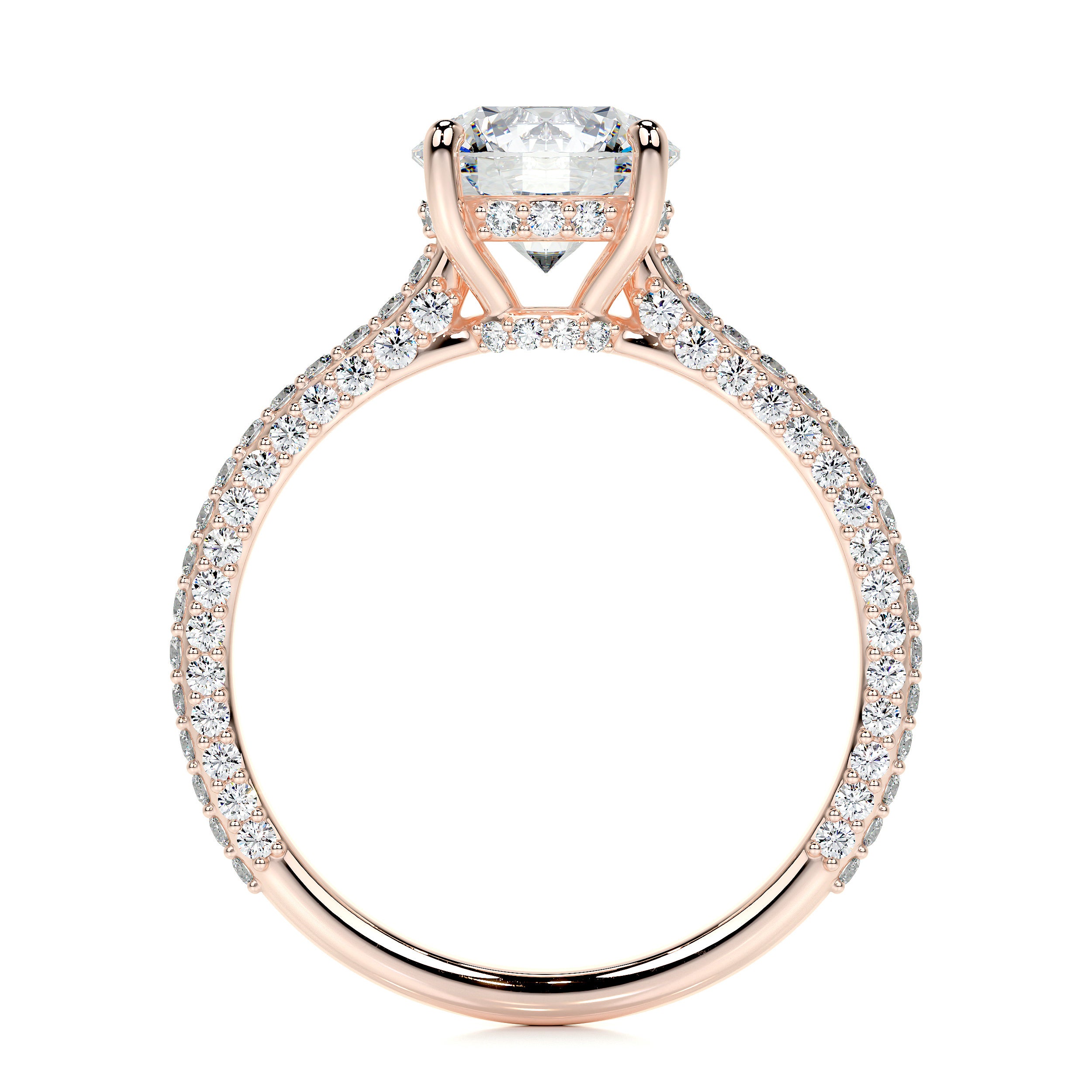 Michaela Lab Grown Diamond Ring -14K Rose Gold、mySite、hinf8tx79