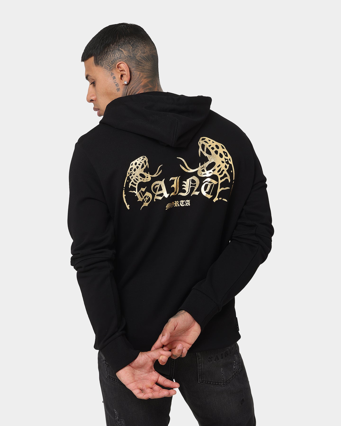 Saint Morta Venomous New Age Vintage Hoodie Black、mySite、zt4zffjzw