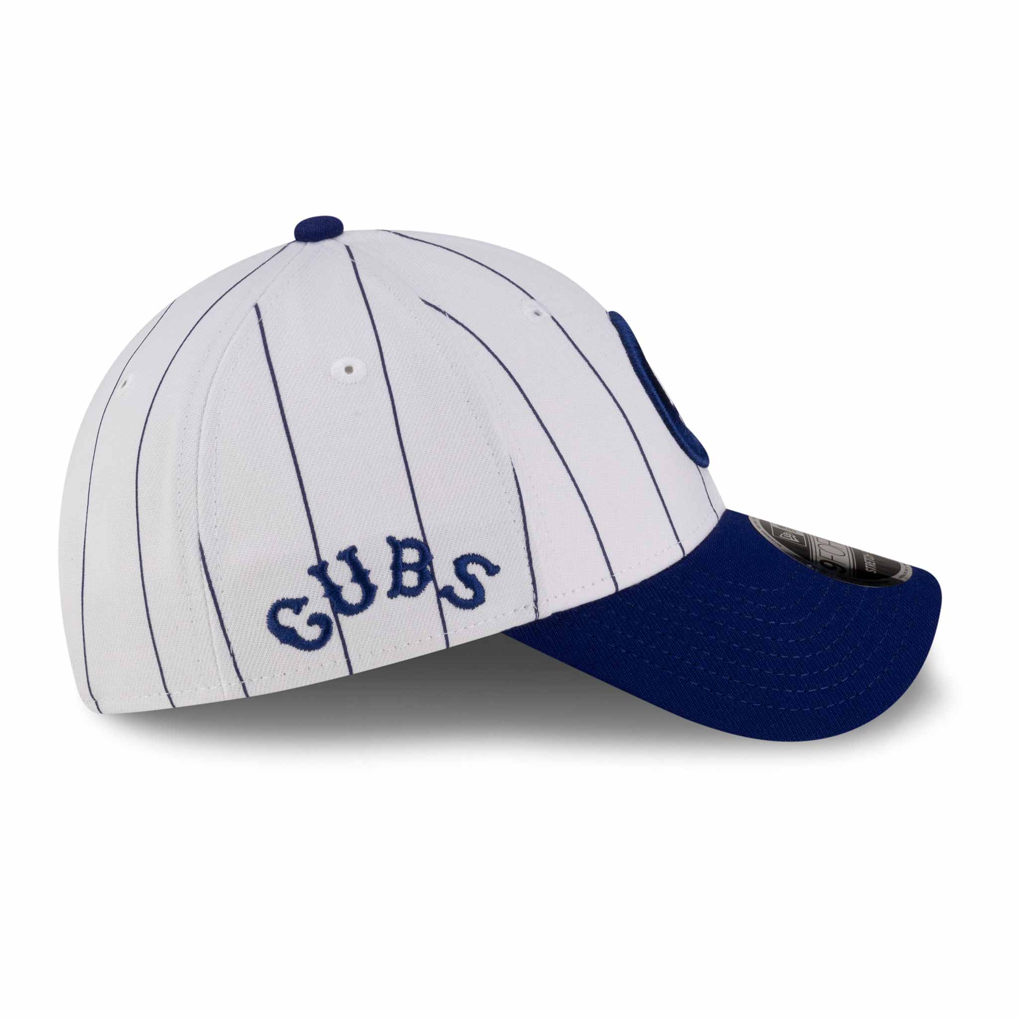 Chicago Cubs New Era 9FORTY White Pinstripe 1908 Bear In C Adjustable Cap、mySite、vikingsvslions