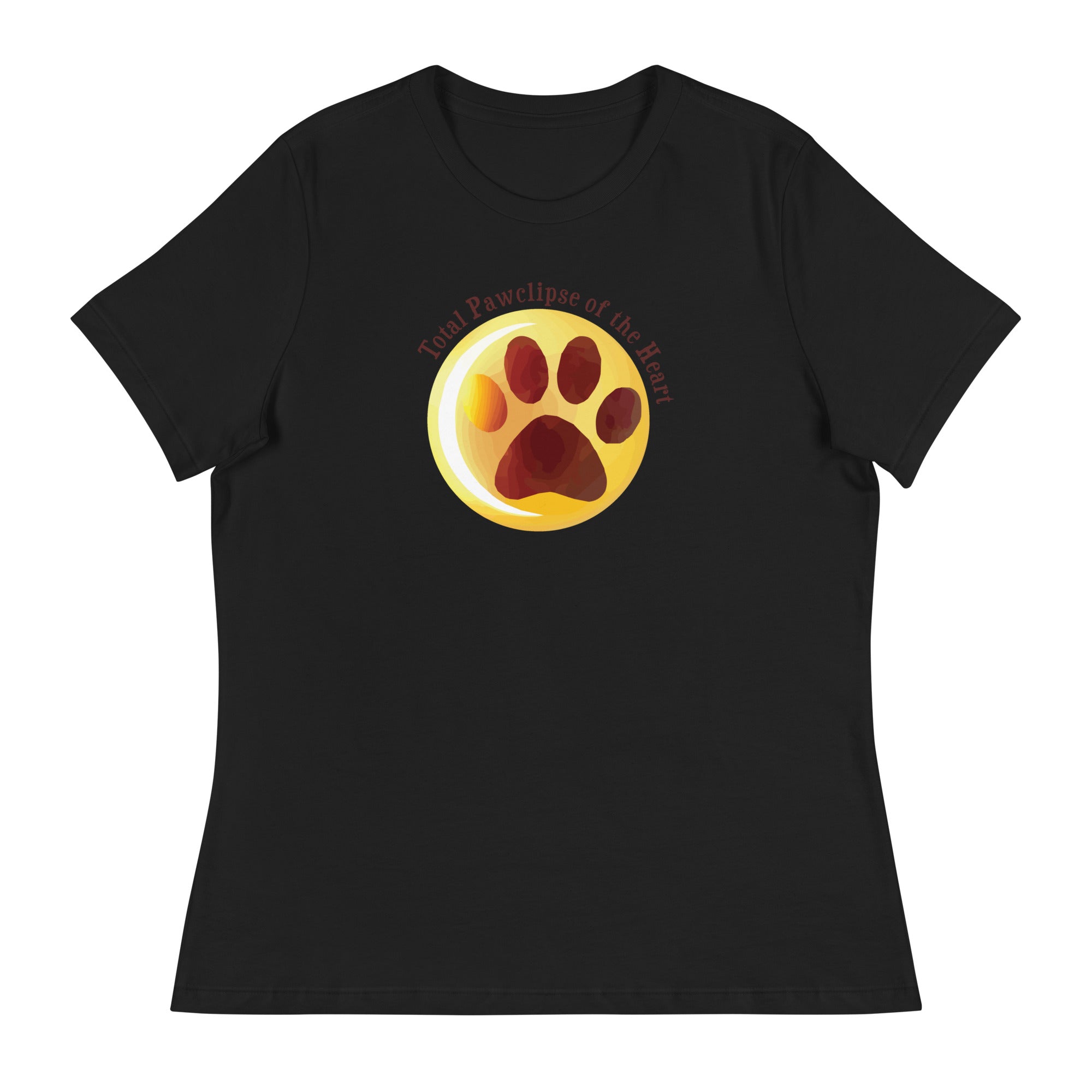 Total Pawclipse Of The Heart Women's Relaxed T-Shirt、mySite、camillekostekn