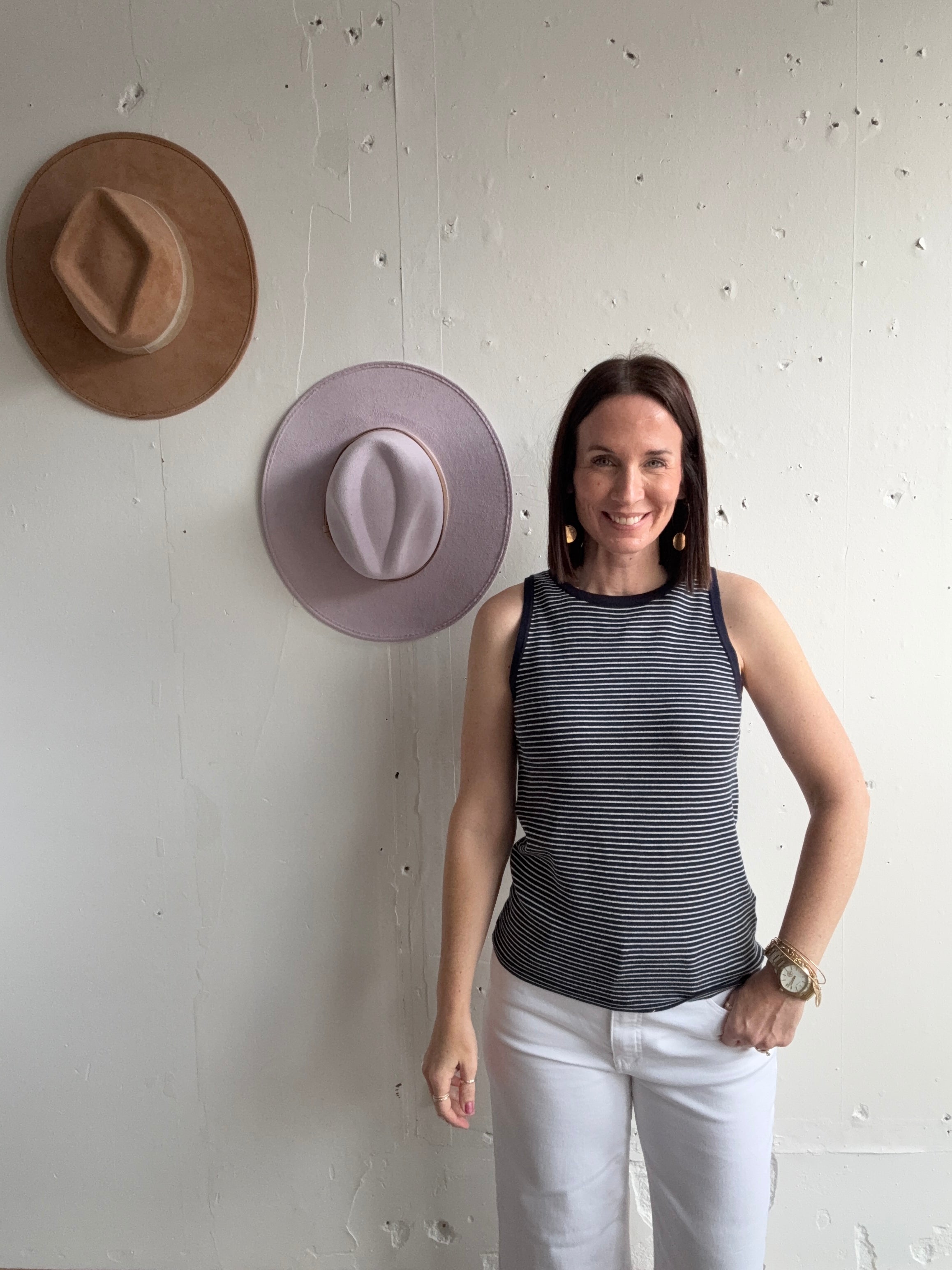 Holly’s Striped Tank、mySite、garagedoors4me