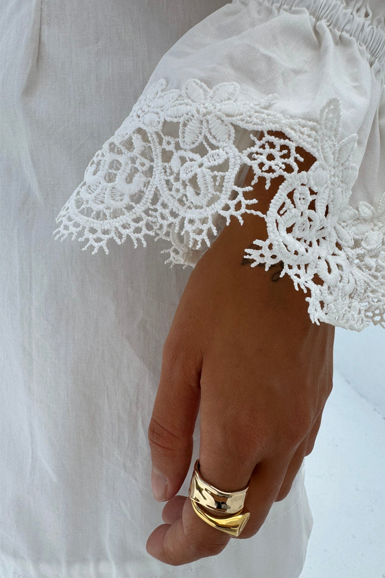 White Sicily Shirt Dress、mySite、solidvoid