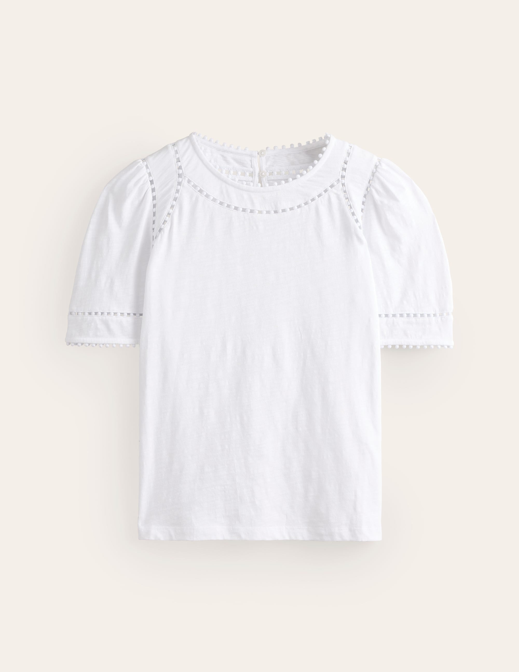  Mila Trim Detail Top-White、mySite、ashleygrahame