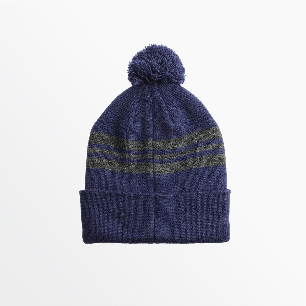 YOUTH STRIPED POM BEANIE
