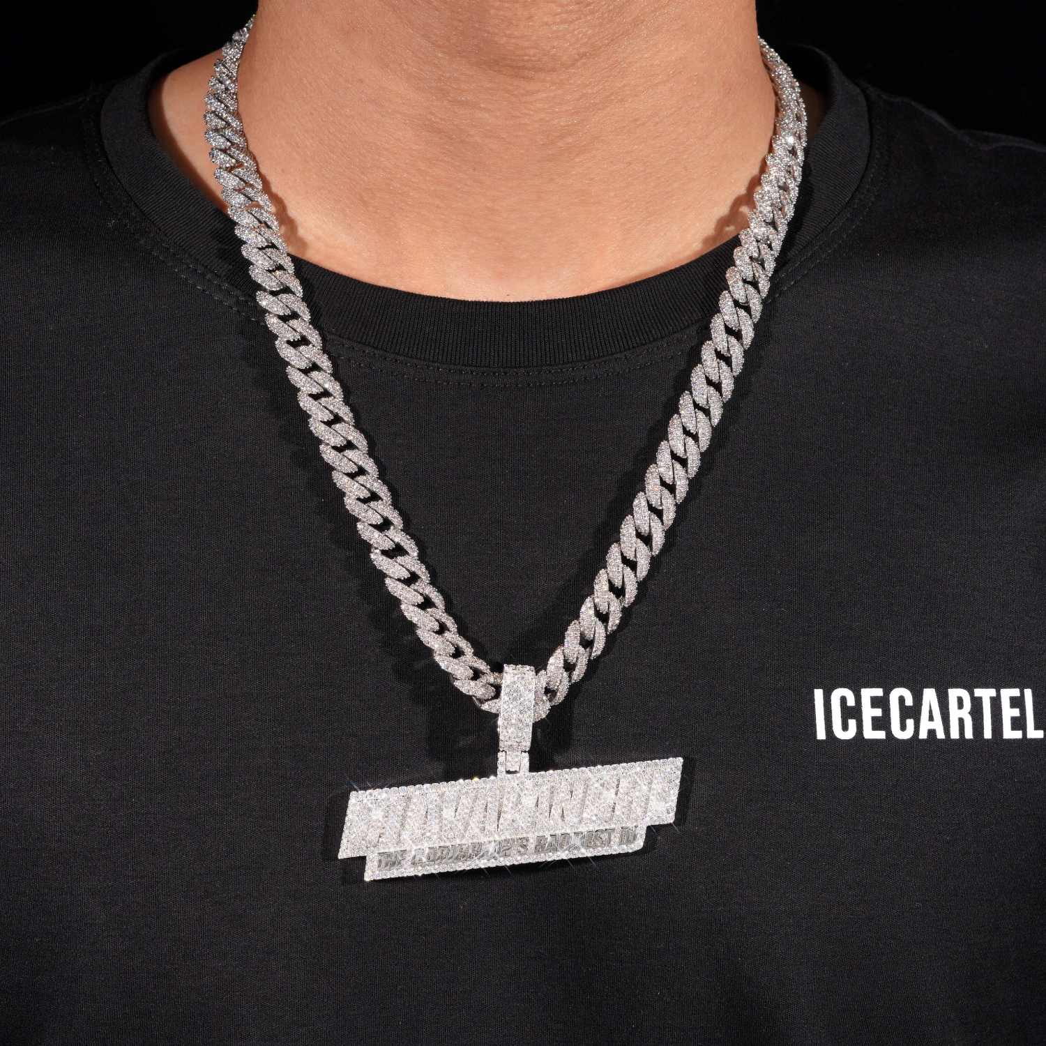 DJ AVAIANCHE Custom Moissanite Name Pendant 14K Gold、mySite、hinf8tx79