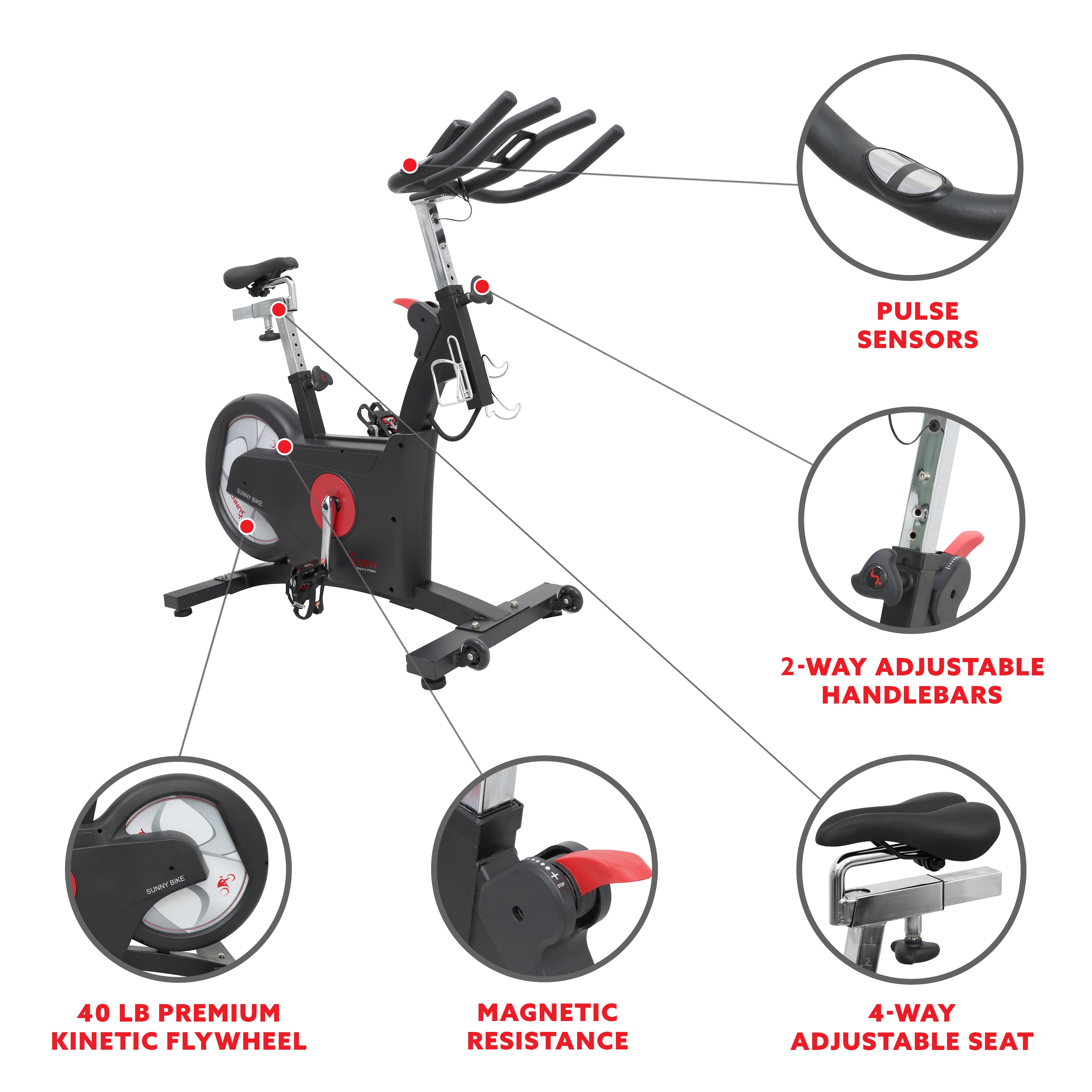  Kinetic Rear Flywheel Drive Indoor Cycling Bike、mySite、ghnorth