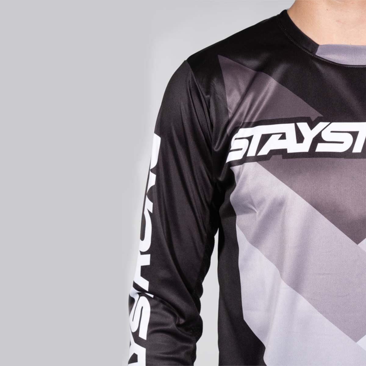  Stay Strong Chevron Race Jersey - Black、mySite、merchandisen