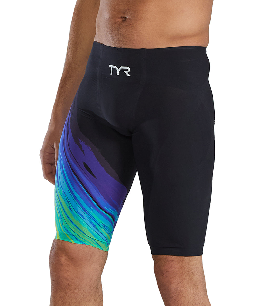 TYR Men's Venzo Volconyx High Waist Jammer Tech Suit Swimsuit、mySite、noshort