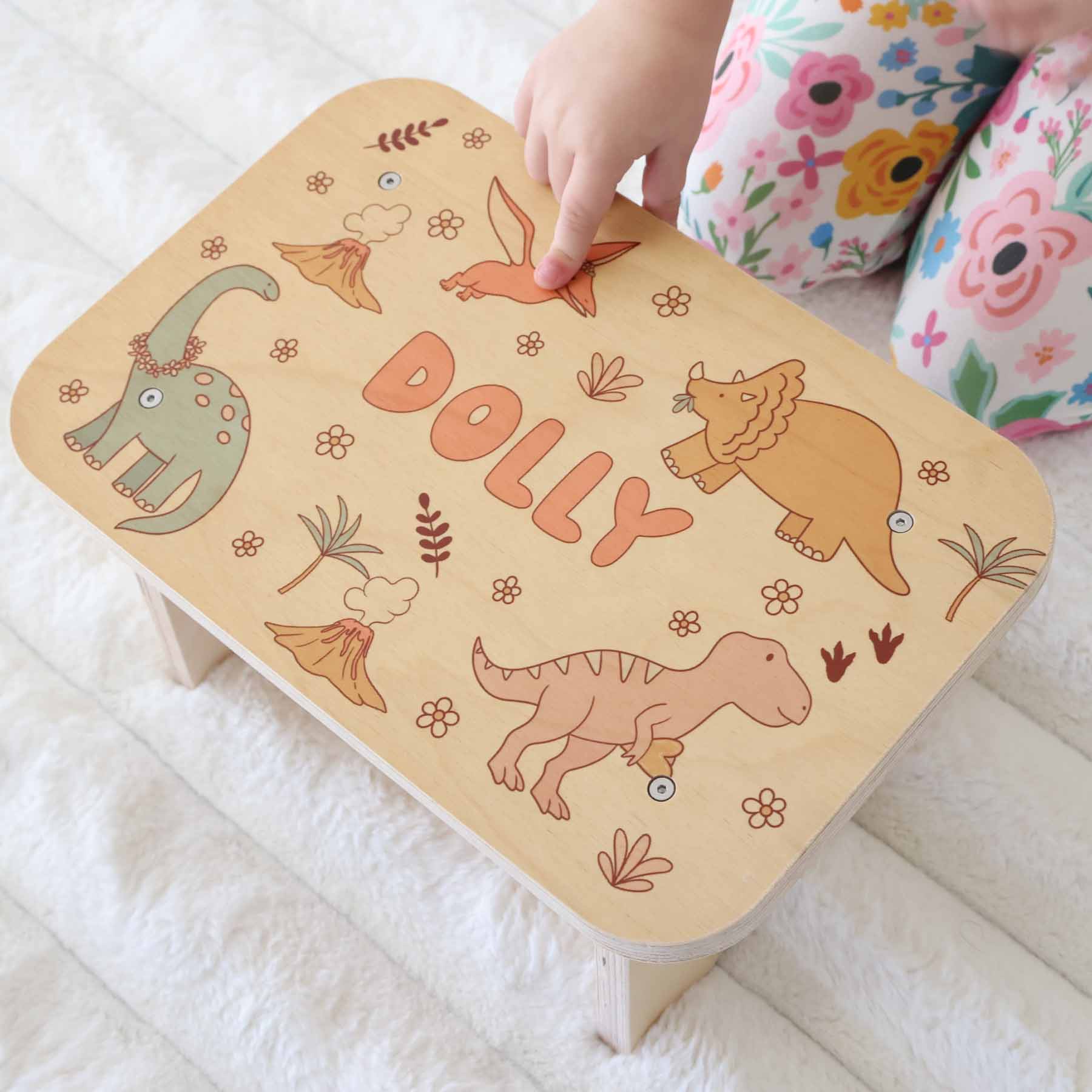  Kids Personalized Step Stool | Dolly's Dinos、mySite、layawaytickets