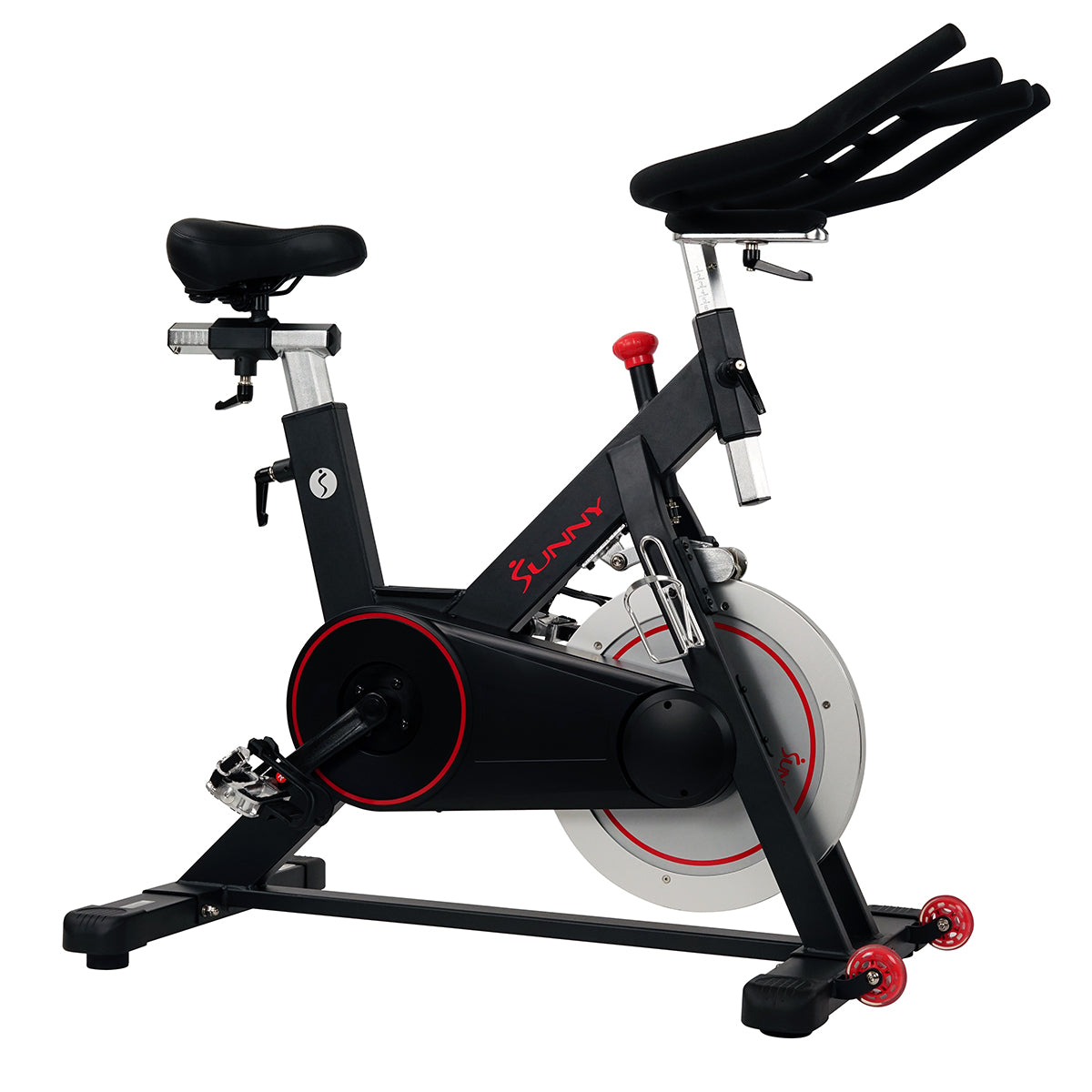  Indoor Cycling Bike Magnetic Belt Drive w/ High Weight Capacity and Device Holder、mySite、ghnorth