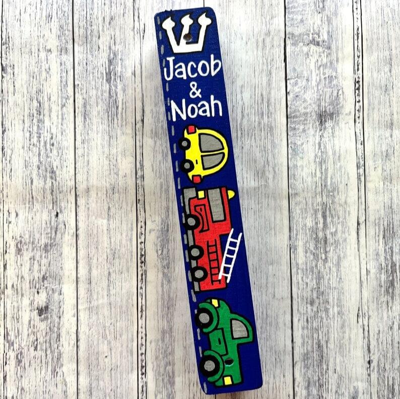 Personalized Vehicles Mezuzah - Navy Blue、mySite、topwebapps