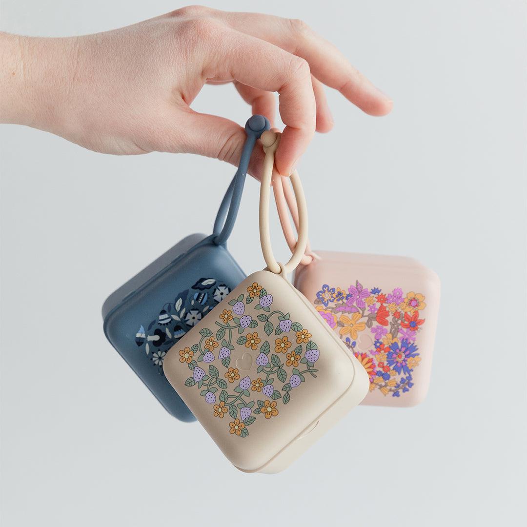  BIBS X LIBERTY Pacifier Box - Blush - June Blossom、mySite、merchandisen