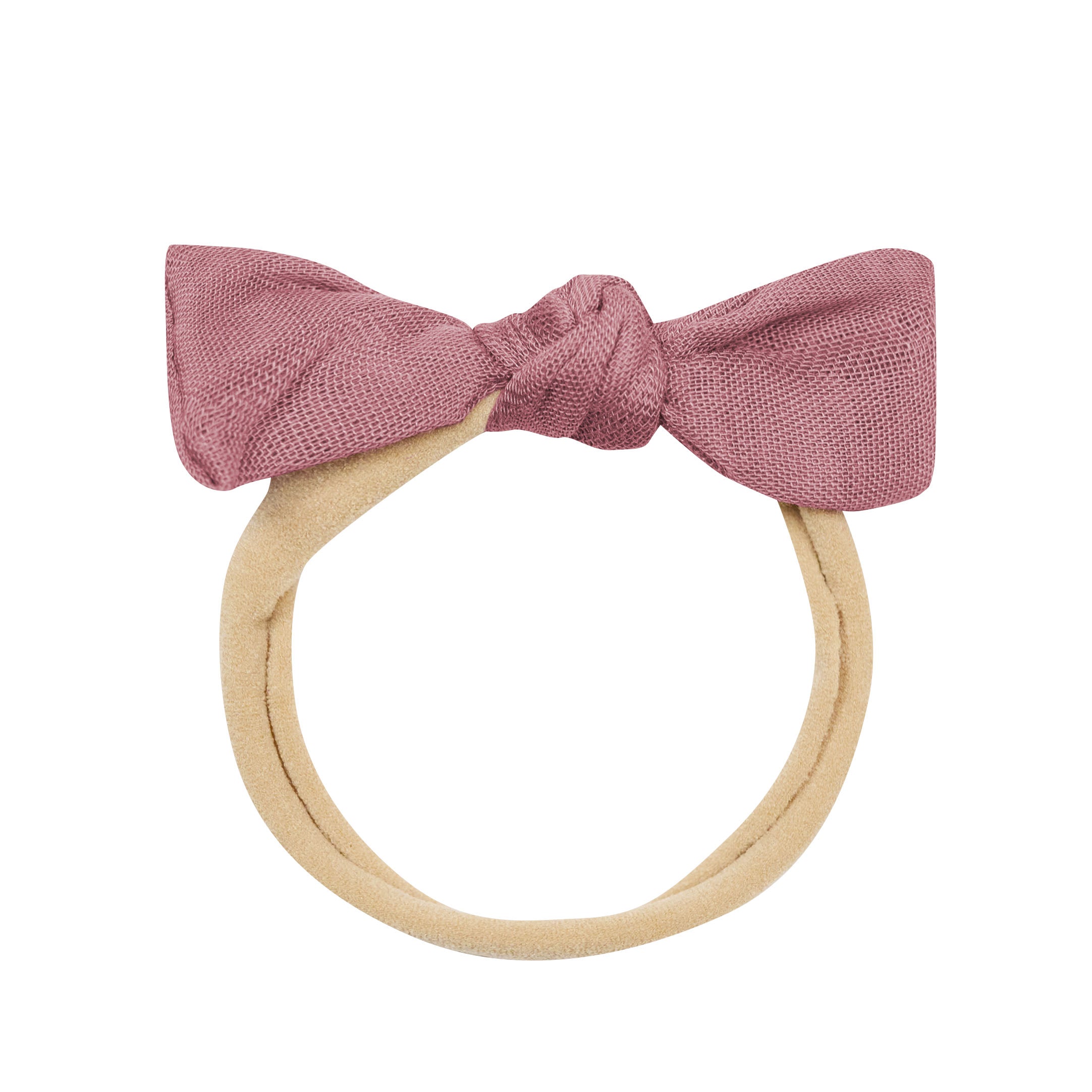  Bamboo Muslin Tiny Bow in Dusty Rose、mySite、layawaytickets