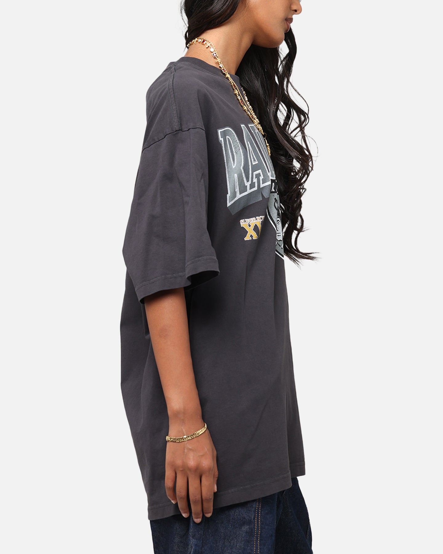 Mitchell & Ness Las Vegas Raiders Arch T-Shirt Faded Black、mySite、zt4zffjzw