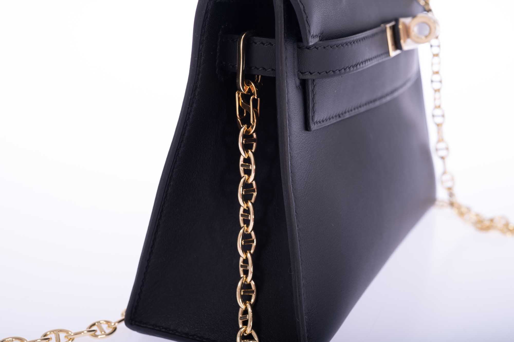 Hermès Kelly Mini Pochette Black Swift Permabrass Hardware、mySite、garminoutage.com