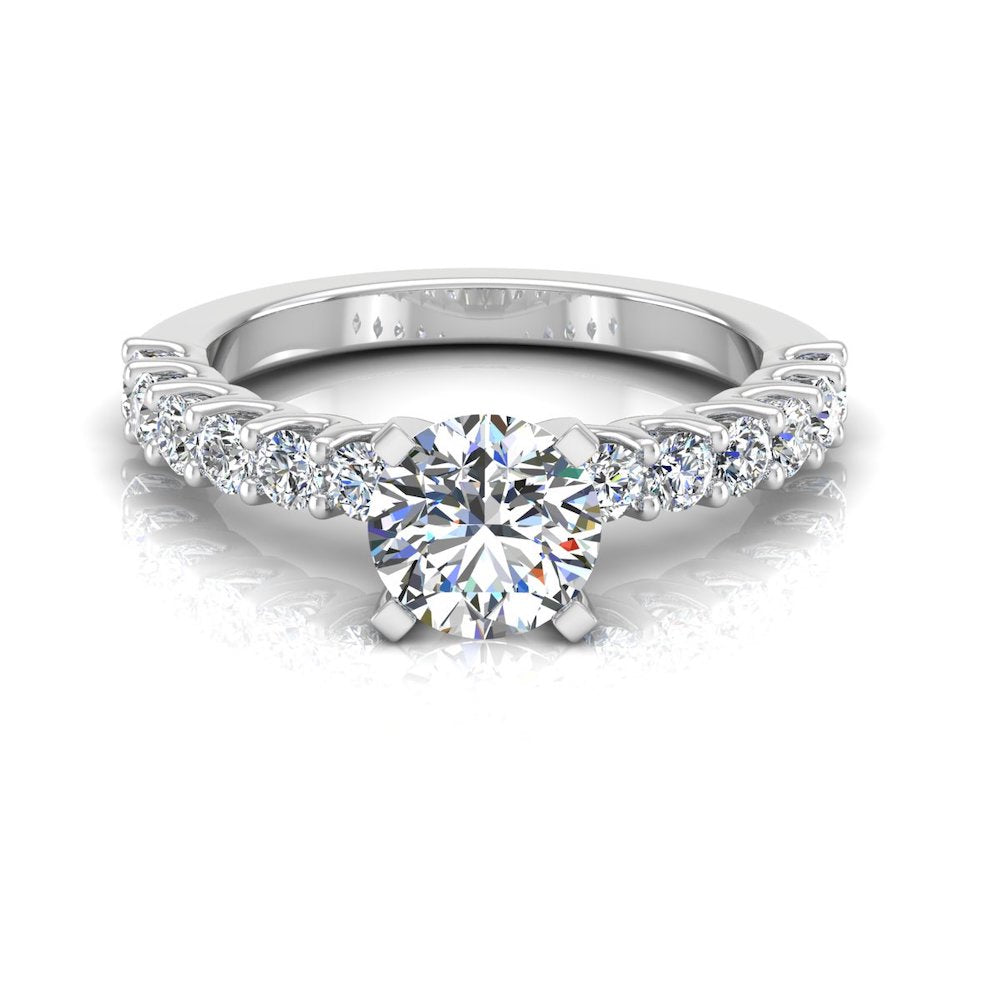 6.6x2.3MM Brilliant Cut Moissanite Engagement Ring、mySite、hinf8tx79