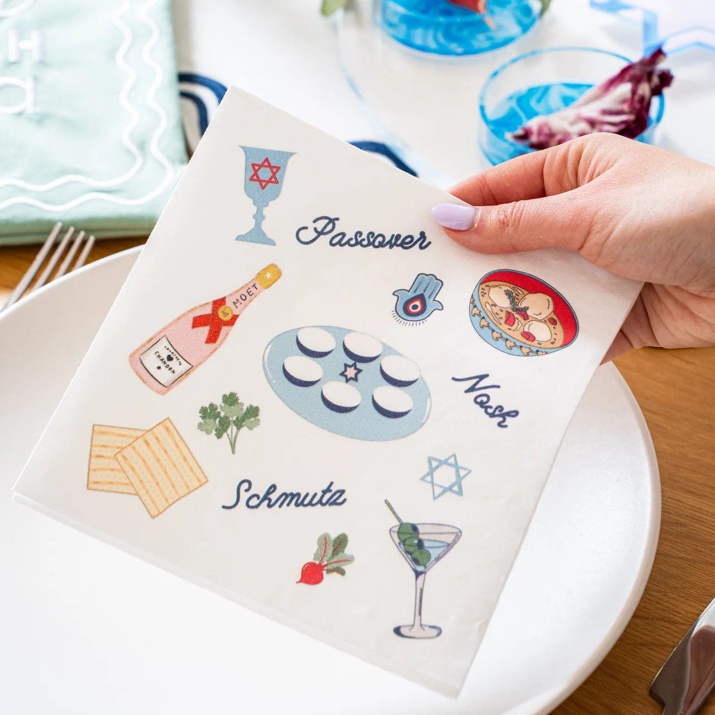 Passover Disposable Dinner Napkins - Set of 20、mySite、topwebapps