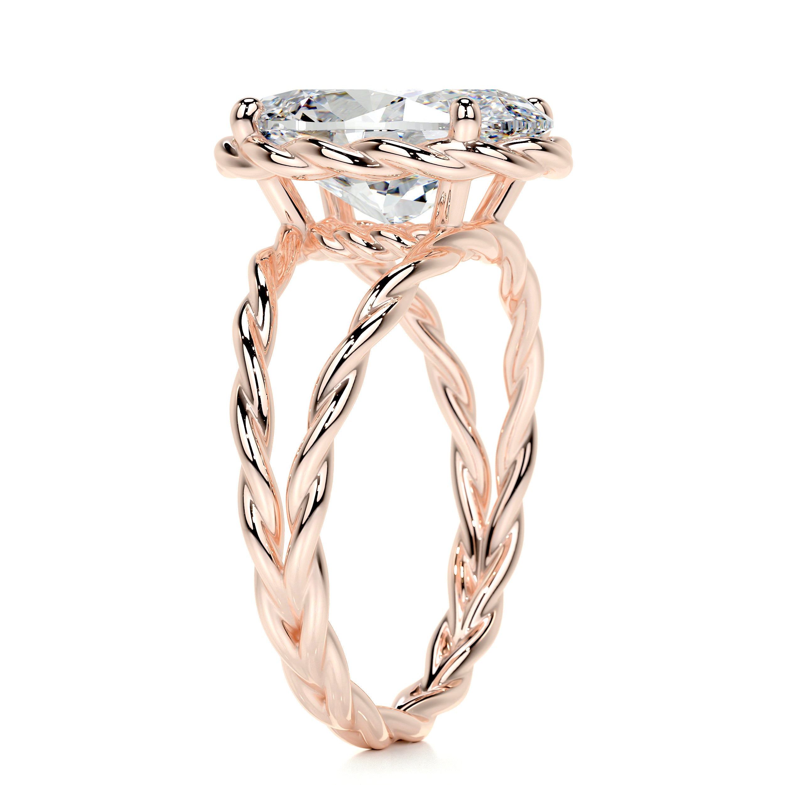 Milani Diamond Engagement Ring -14K Rose Gold、mySite、hinf8tx79