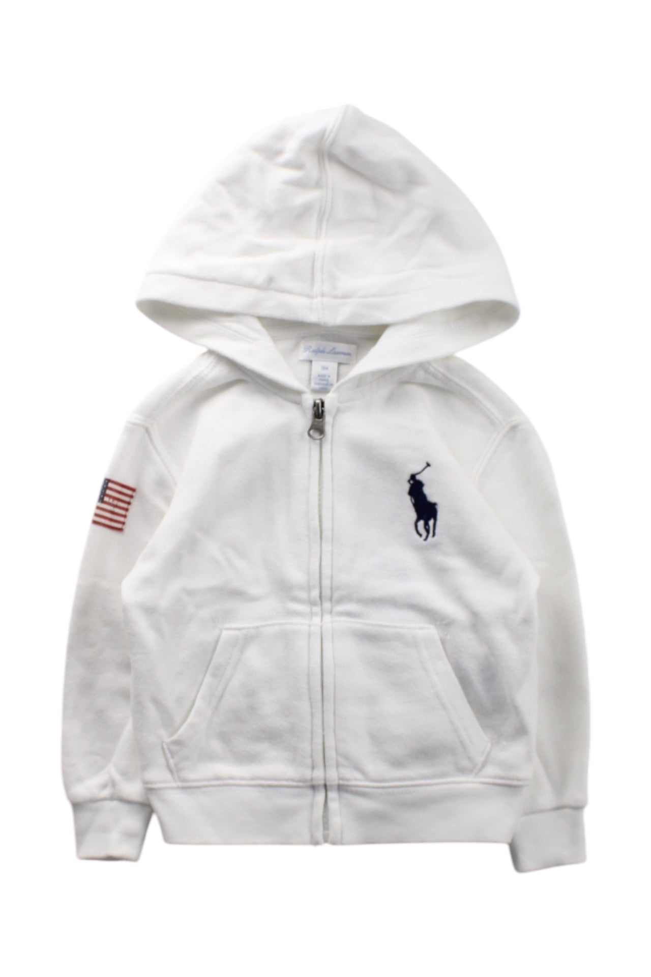 Ralph Lauren Hooded Zippered Sweatshirt 12-18M、mySite、g9winljtr
