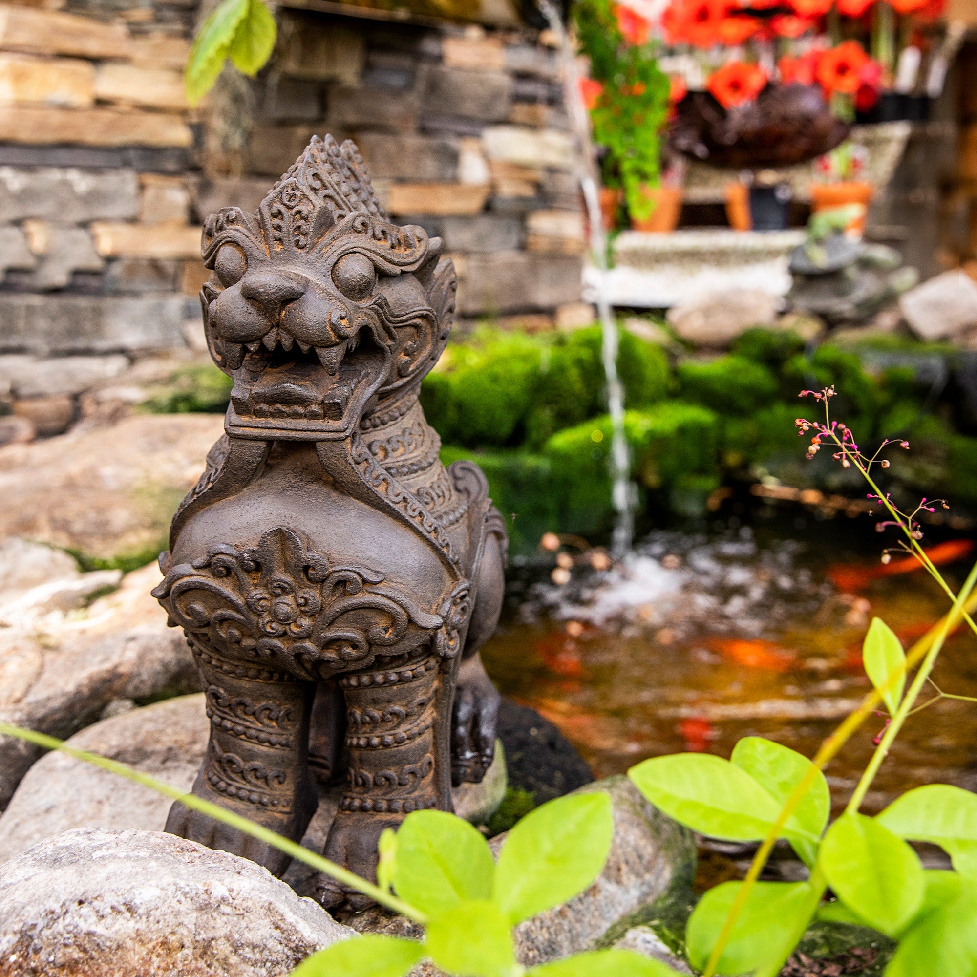 Chinte Burmese Lion Guardian Statue、mySite、topwebapps