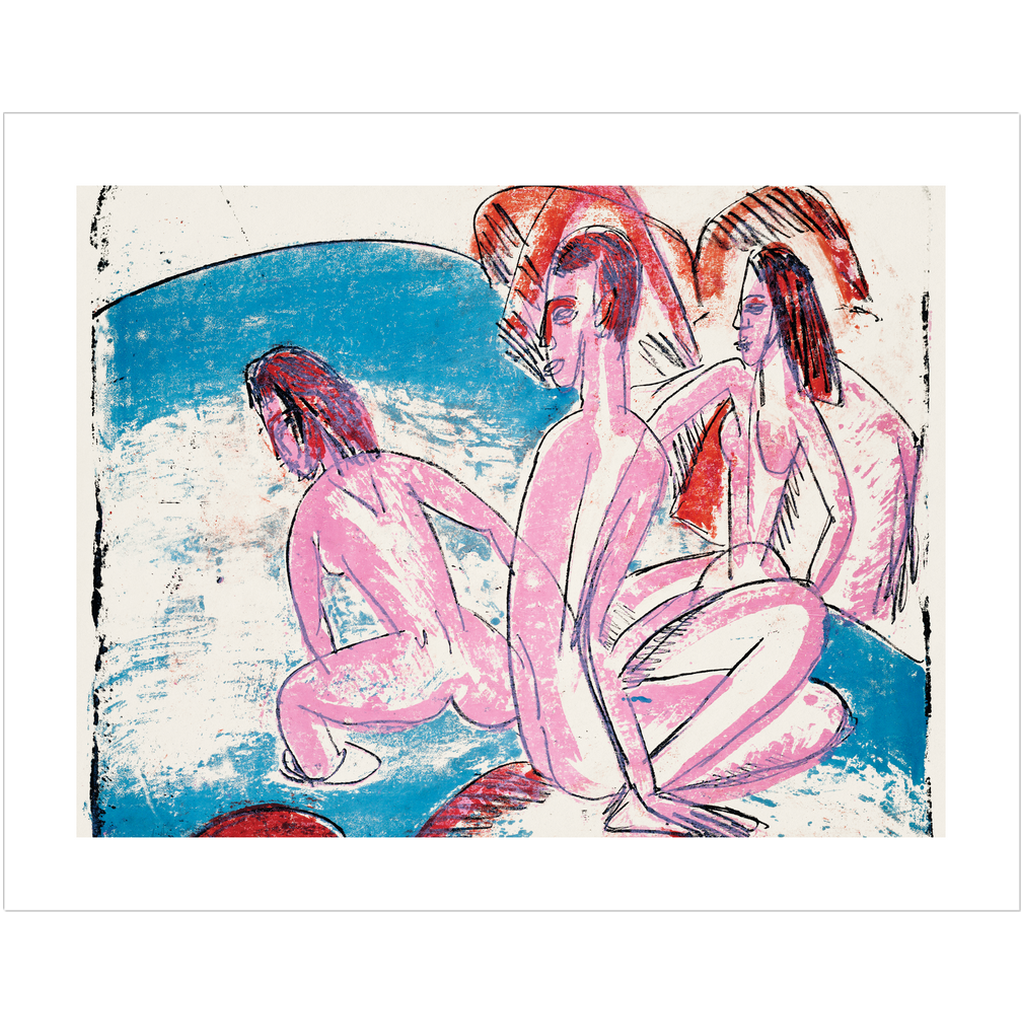 Three Bathers by Stones Art Print、mySite、gigharbornorthrealestate