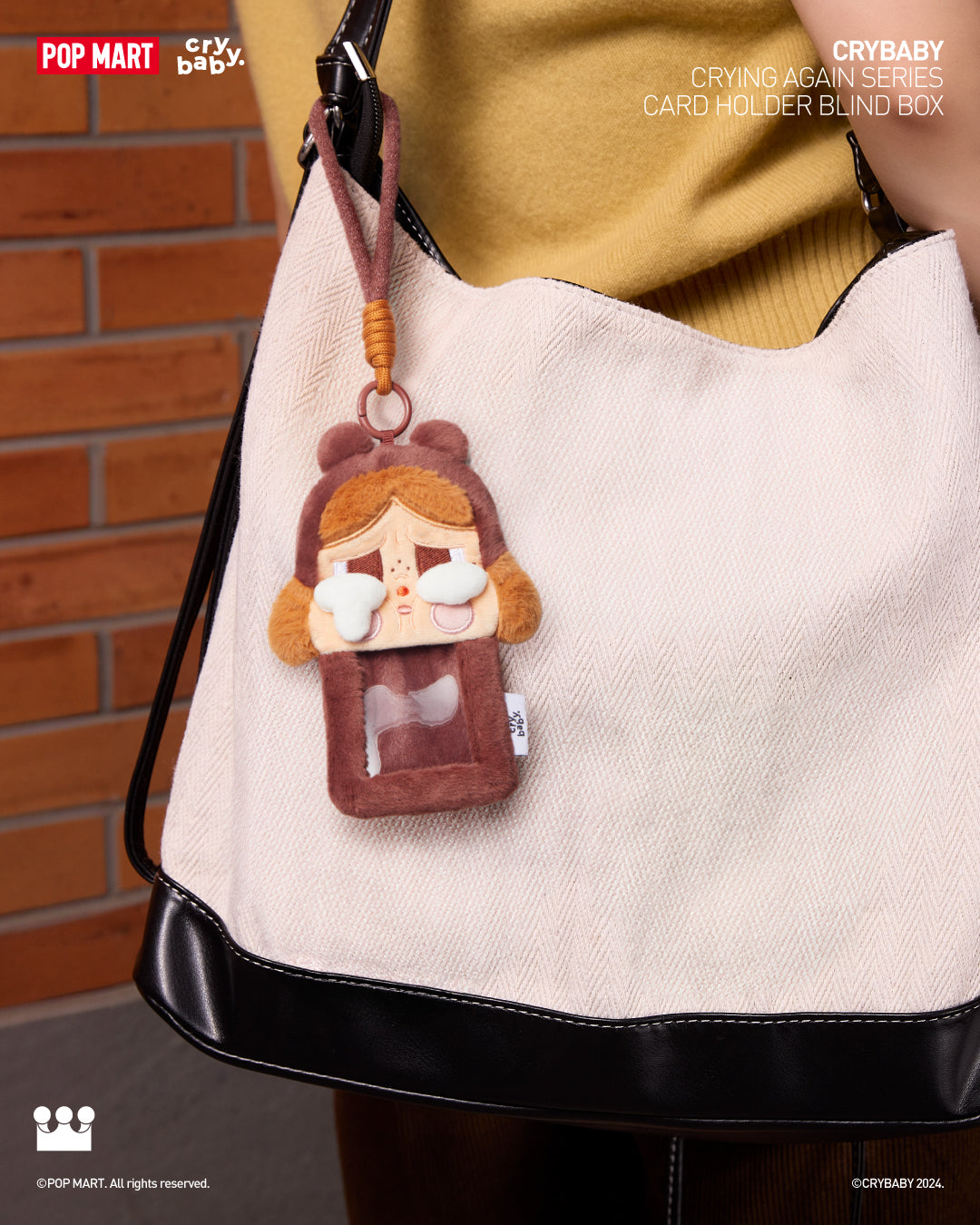  POP MART CRYBABY Crying Again Series-Card Holder Blind Box、mySite、greenlandpopulation